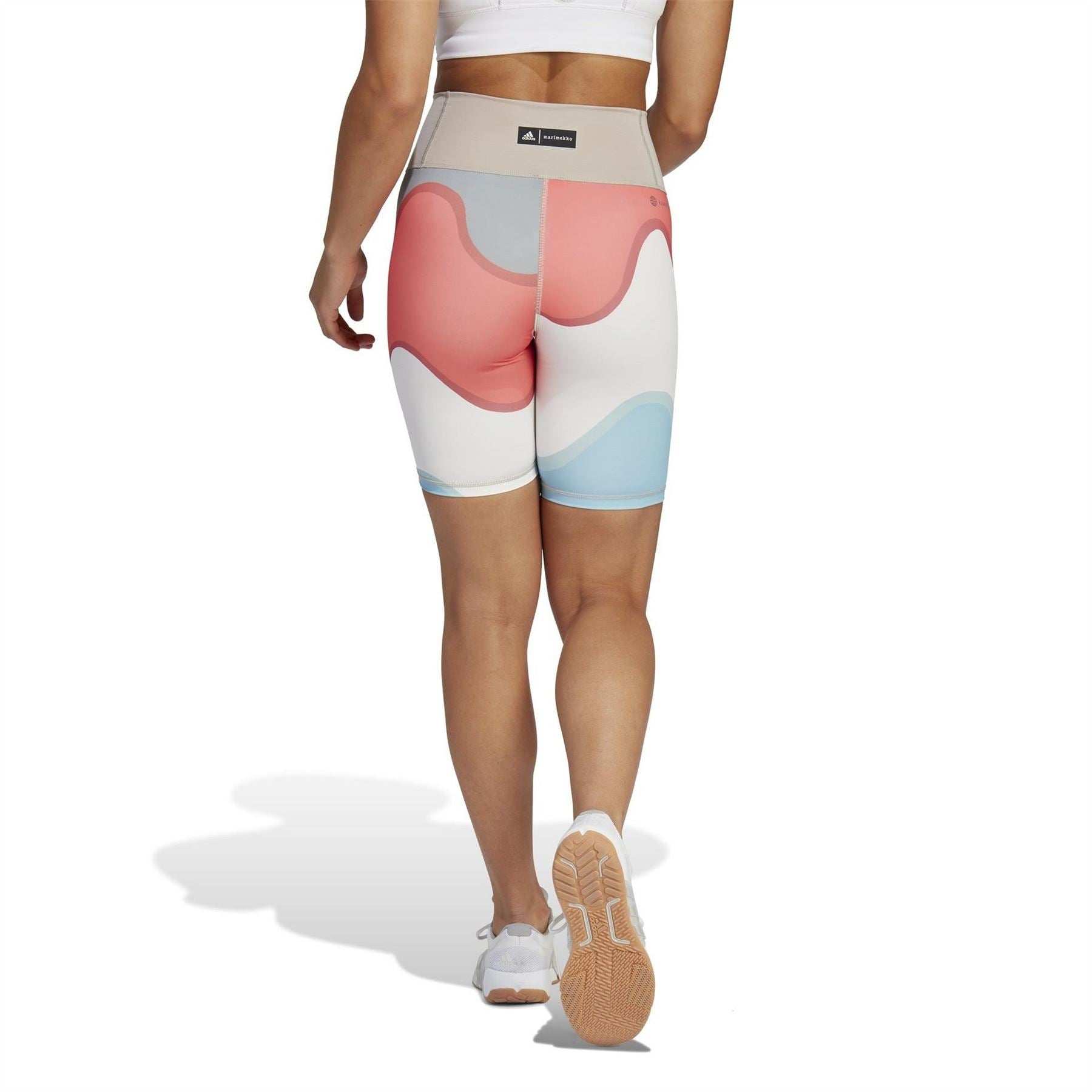 adidas Womens Marimekko Optime Bike Shorts