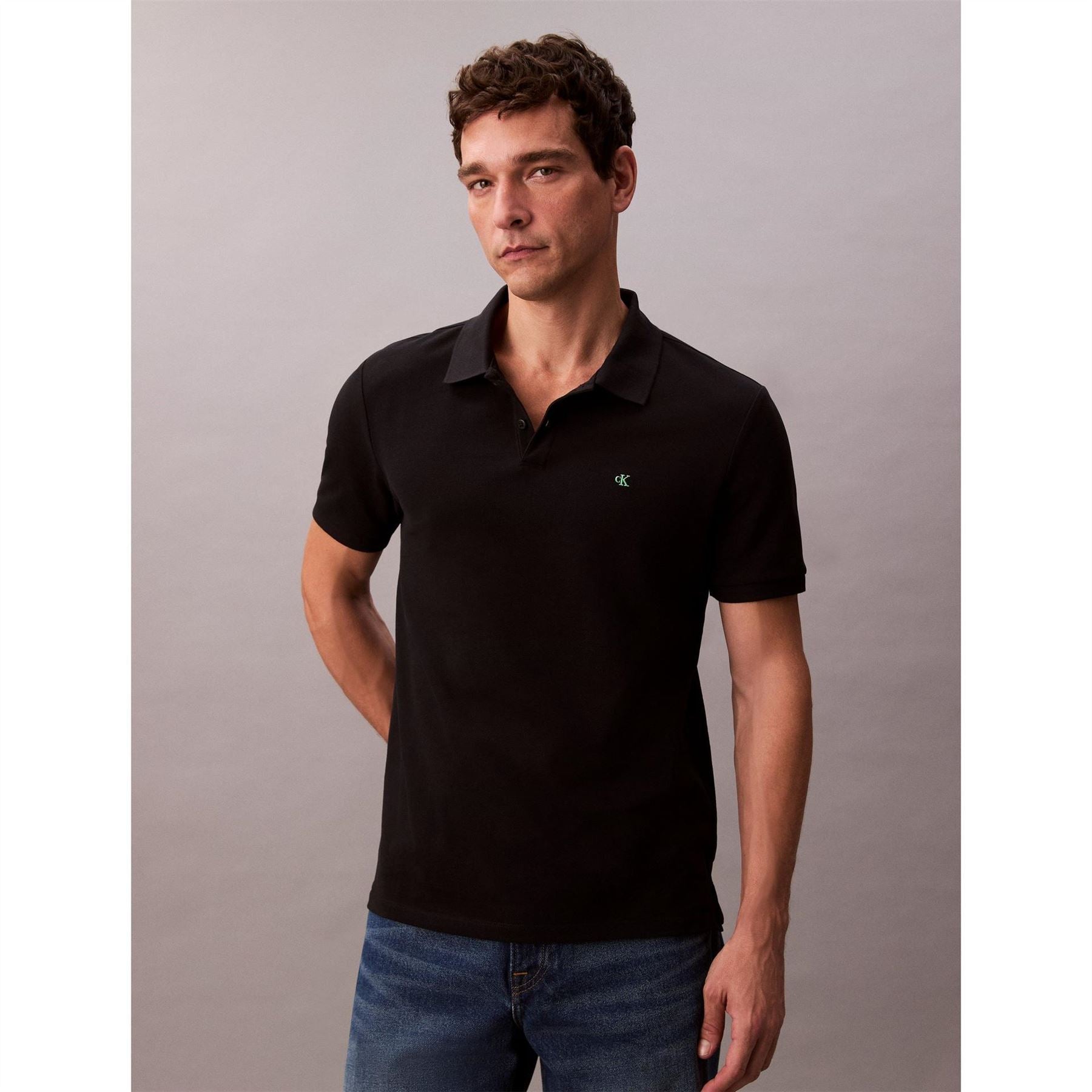 Calvin Klein Jeans Regular Fit Short Sleeve Polo Shirt