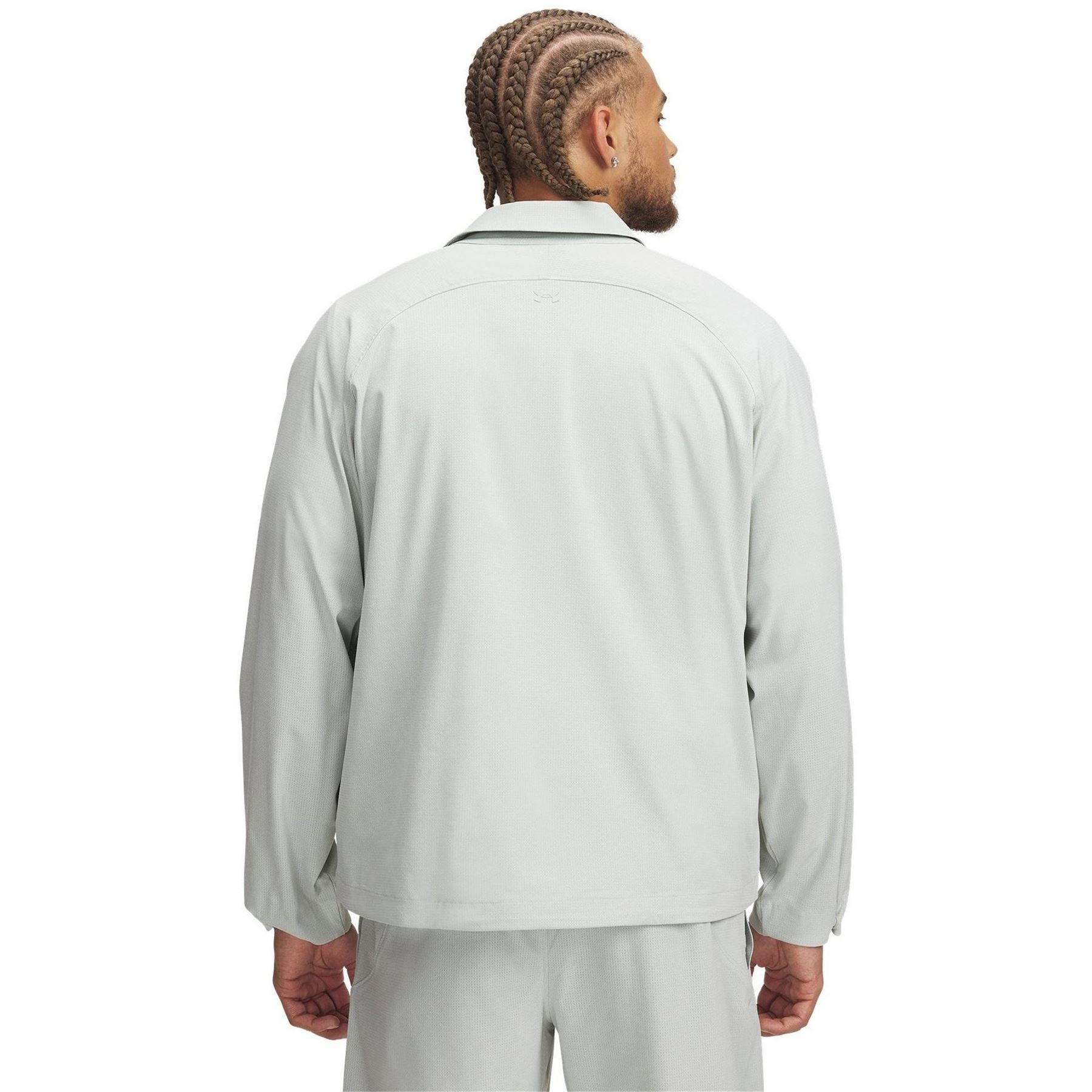 Under Armour Solid Patterned Bomber Jacket with Zipped Pocket