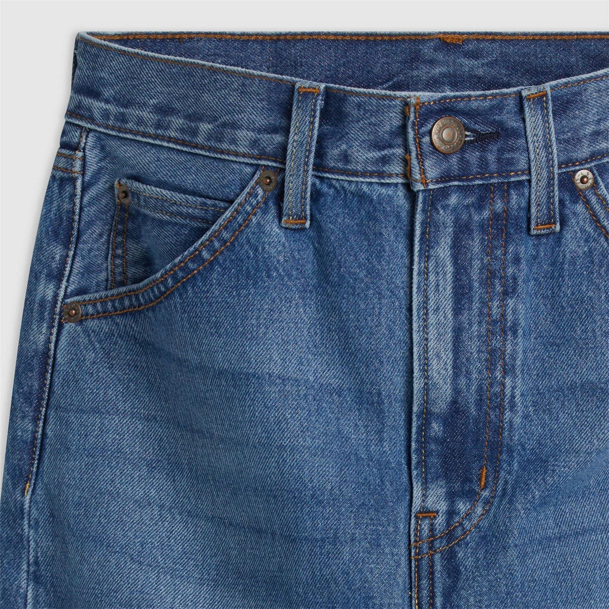 Levis High Rise Back Slit Skirt