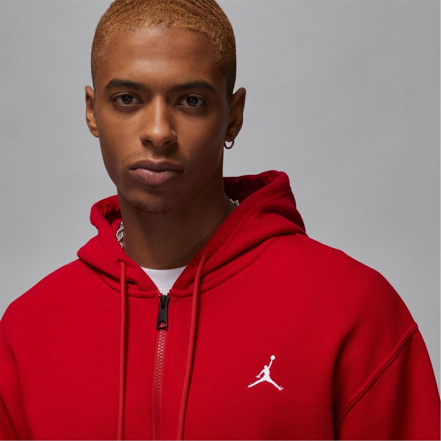 Air Jordan Mens Essentials Full Zip Fleece Hoodie
