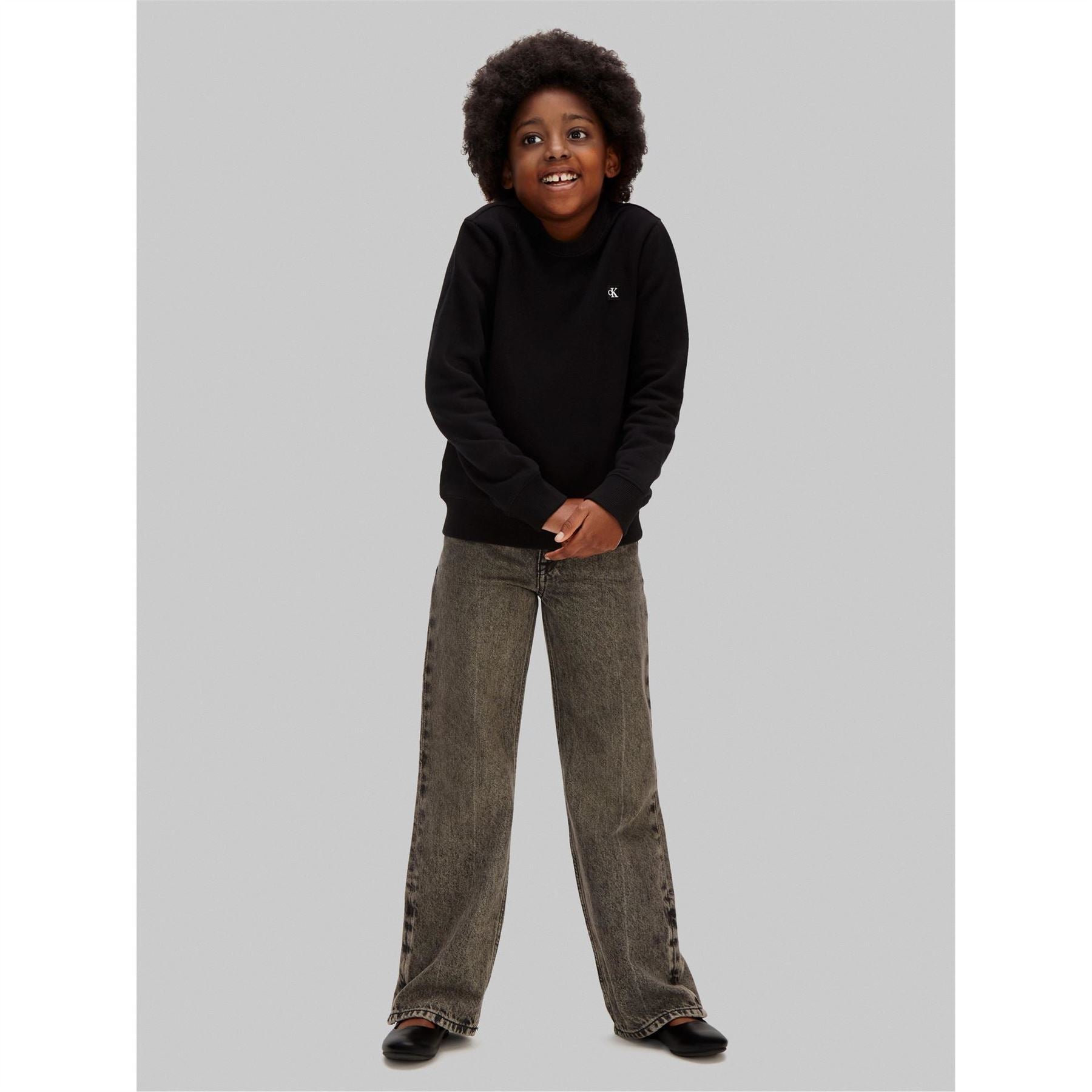 Calvin Klein Jeans Badge Logo Crew Jn62