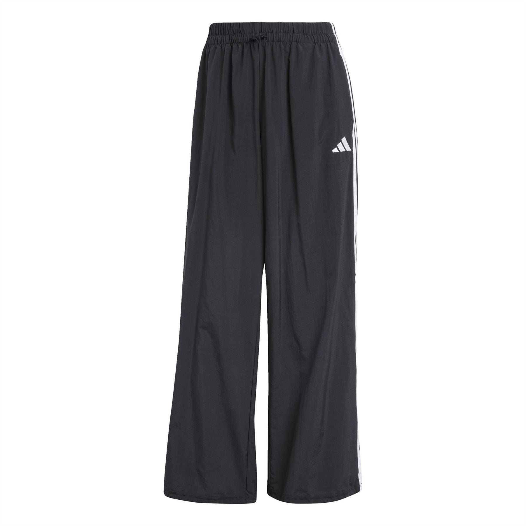 adidas Womens Essentials 3 Stripes Lifestyle Woven Parachute Tracksuit Bottoms