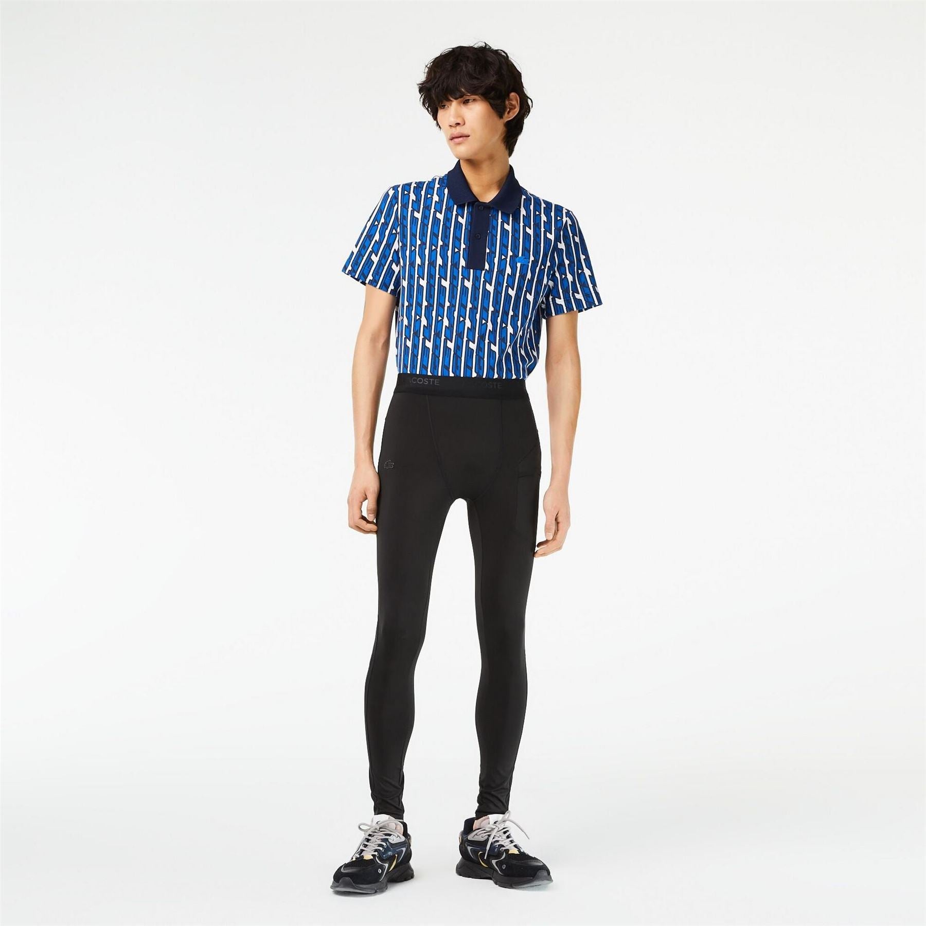 Lacoste OH5216 Zip Back Pocket Compression Leggings