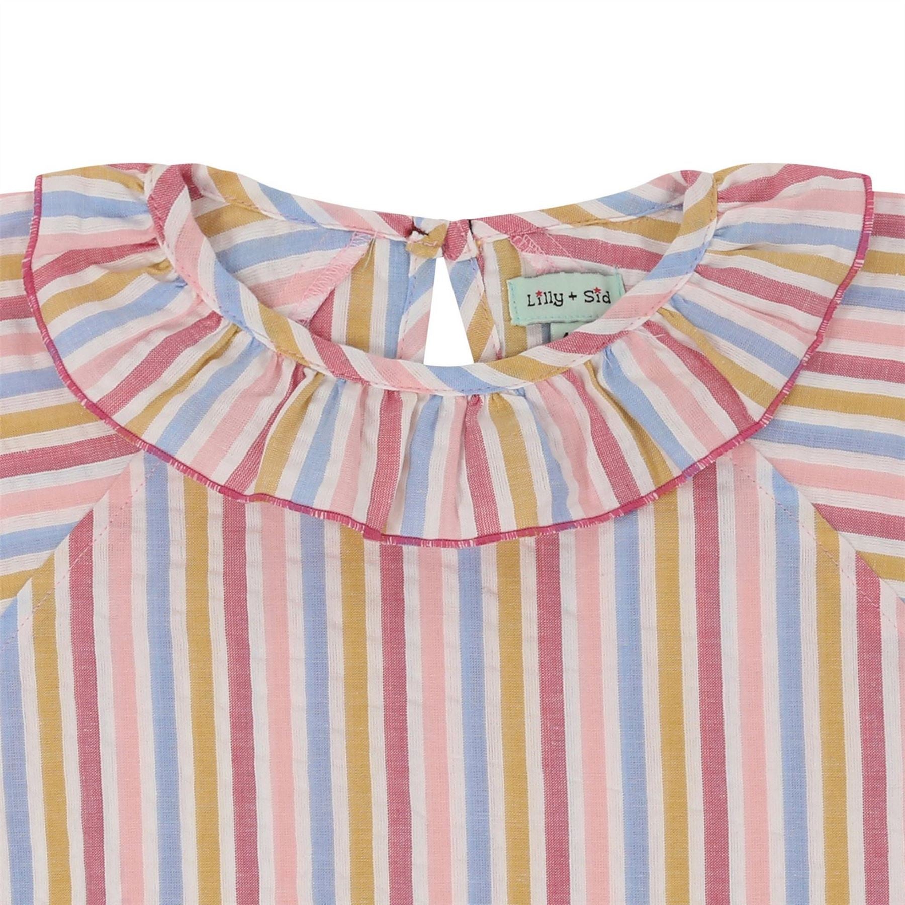 Lilly and Sid Candystripper Ruffle Sleeve T-Shirt