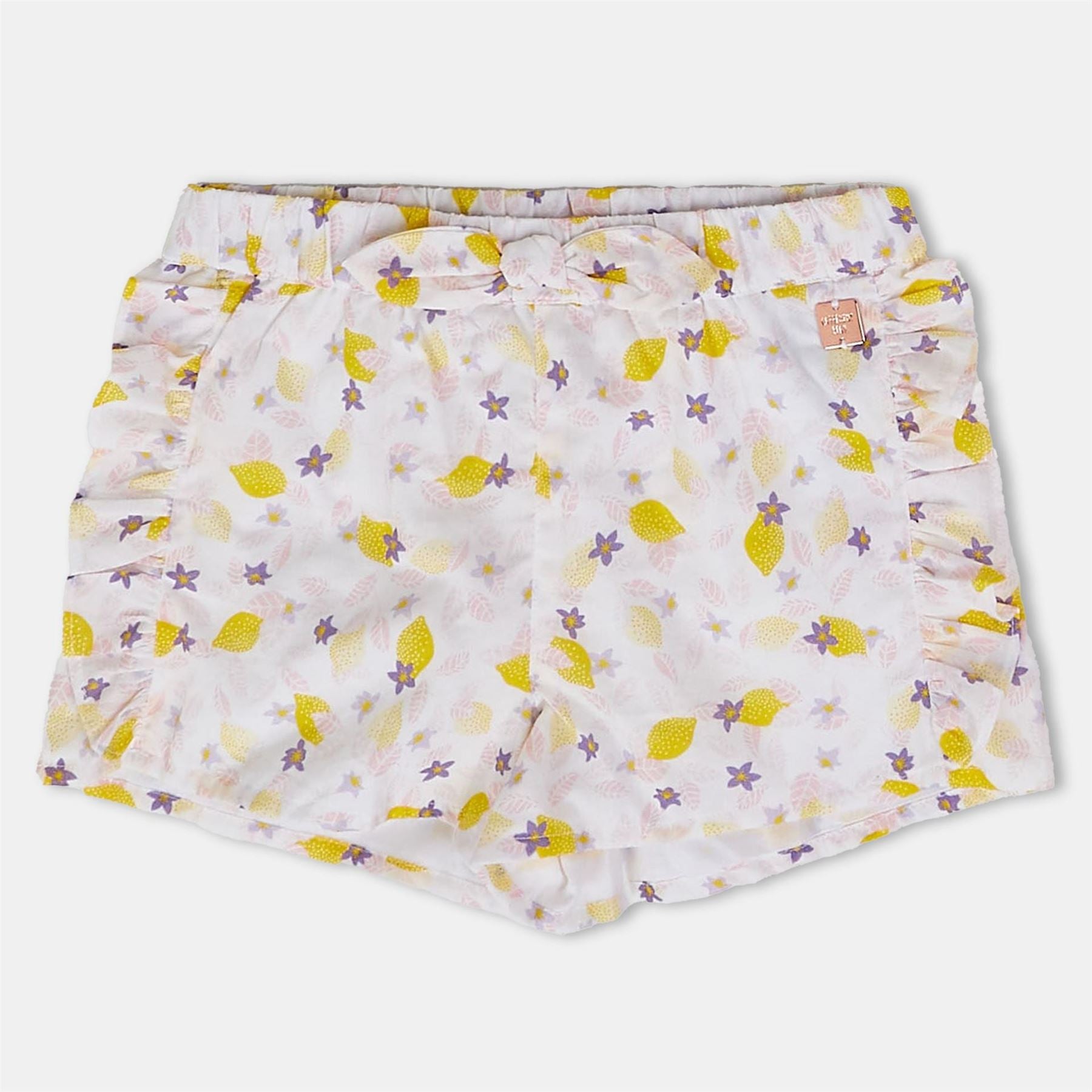 Carrement Beau Floral Bermuda Shorts with Tie Waist
