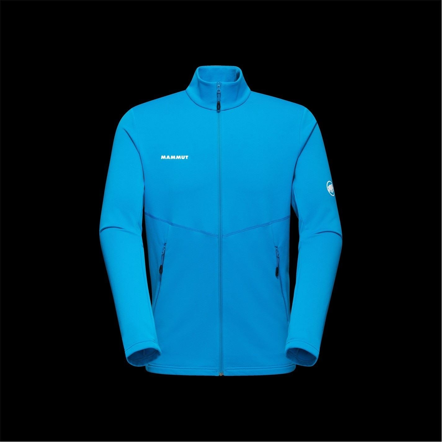 Mammut Aconc Solid Patterned Full Zipper Ribbed Cuff Jacket
