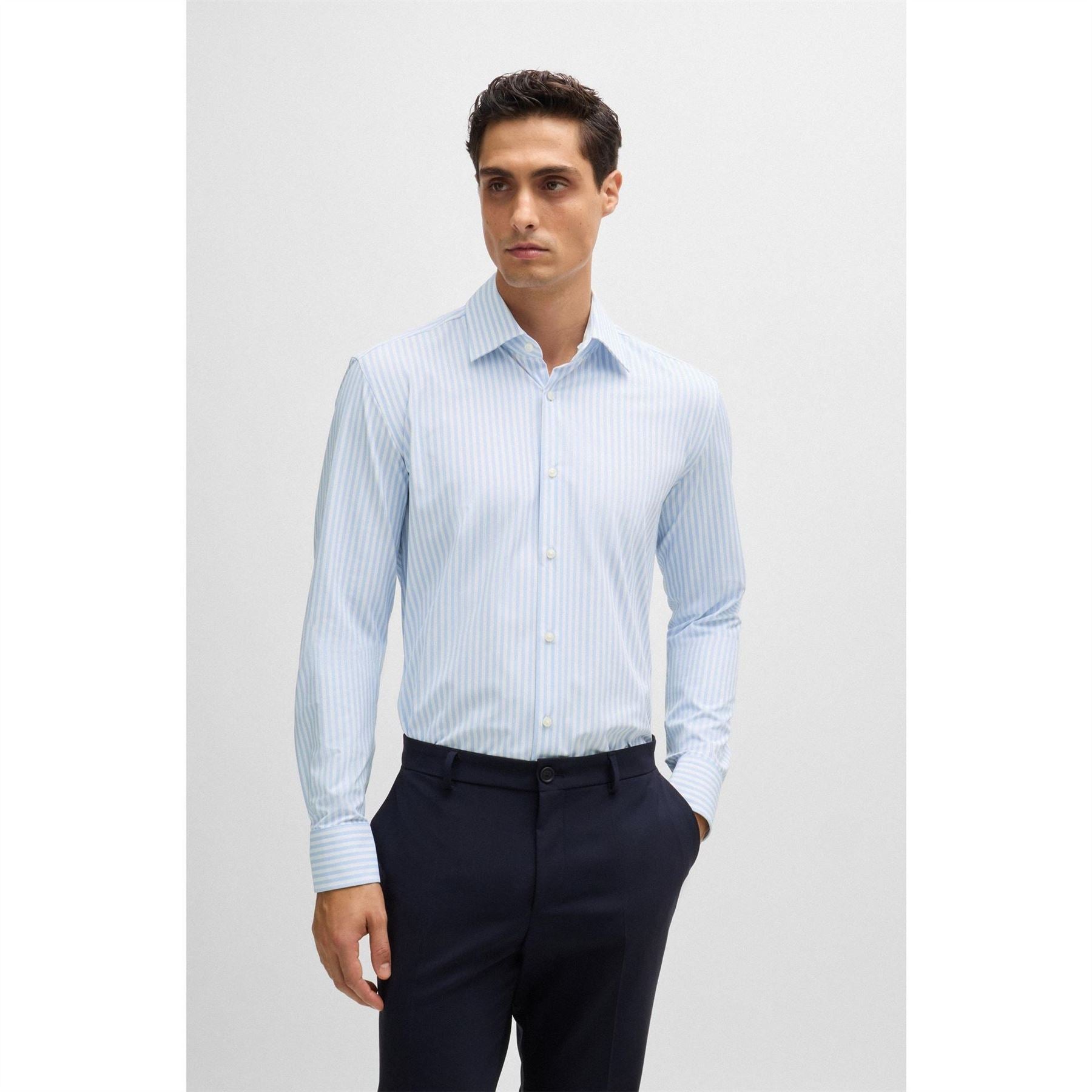 Boss Oxford Regular Fit Long Sleeve Shirt