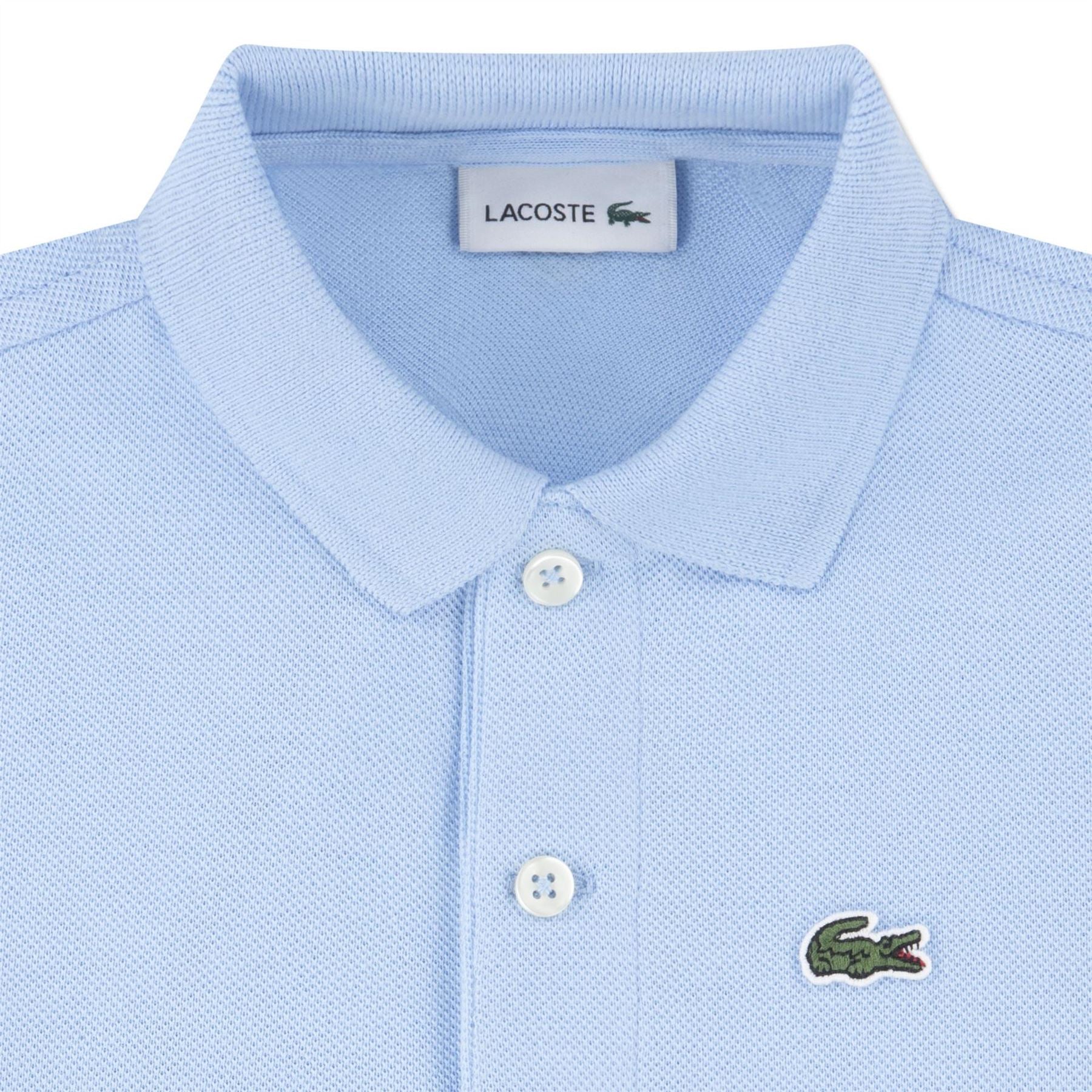 Lacoste Boys Pique Logo Polo Shirt