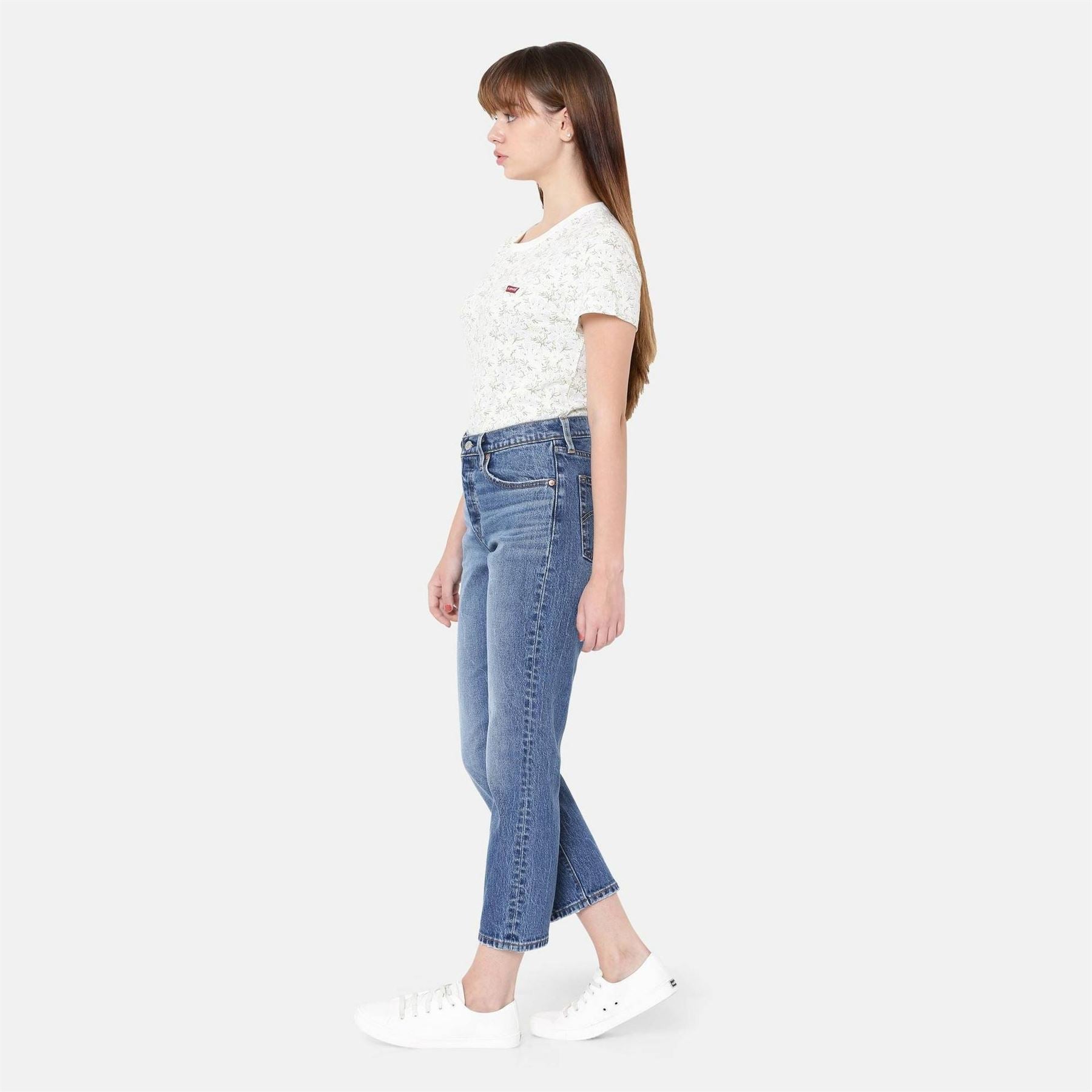 Levis 501 Womens Cropped Jeans