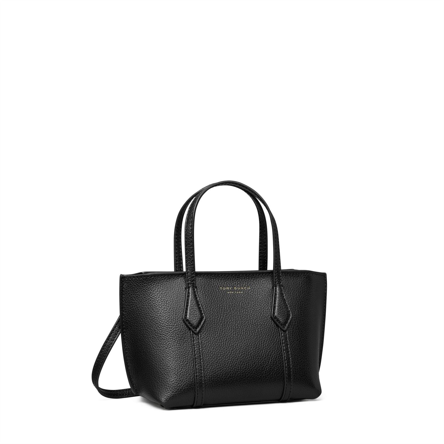 Tory Burch Perry Mini Rectangle Shape Tote Bag with Logo