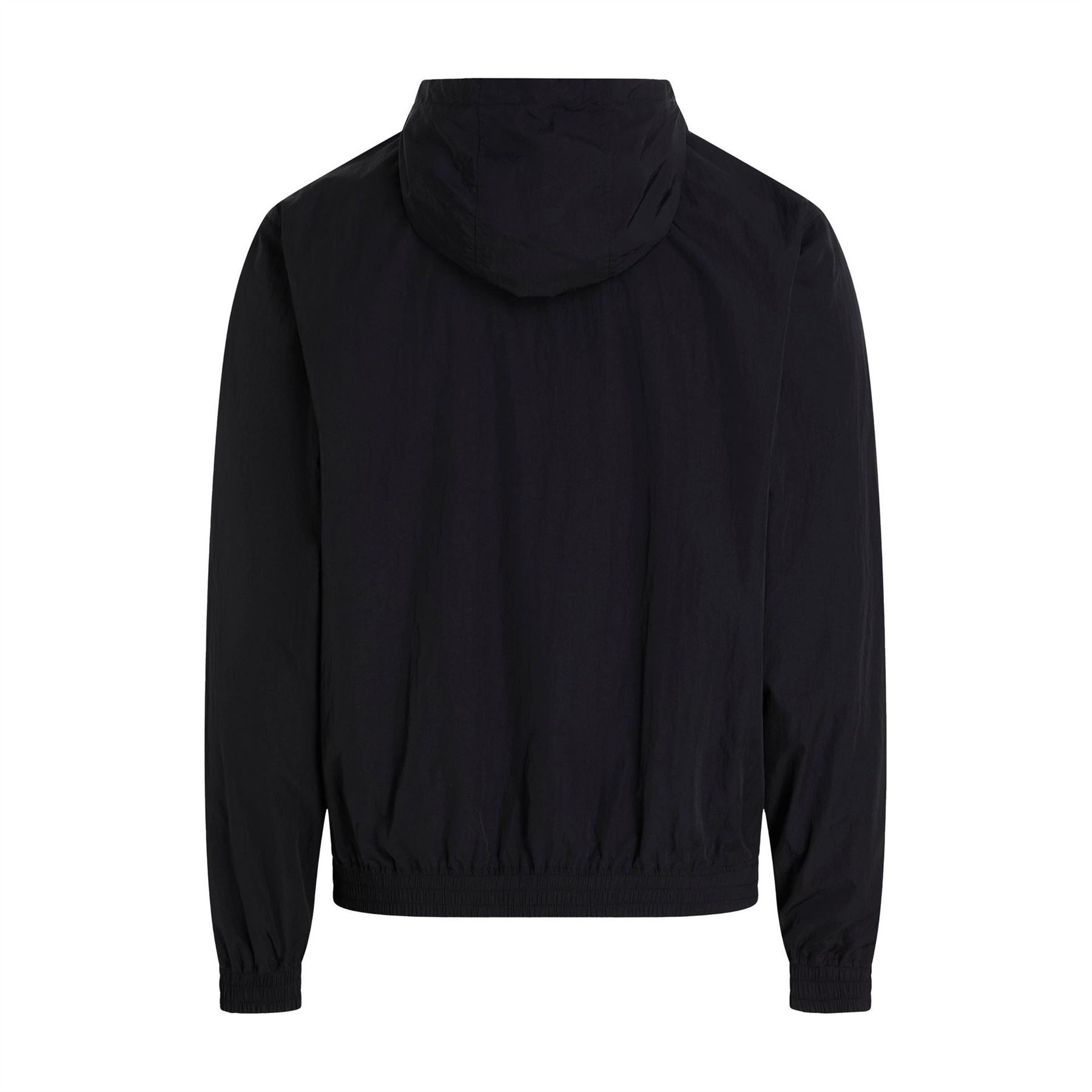 Calvin Klein Jeans Hooded Windbreaker with Ribbed Cuff
