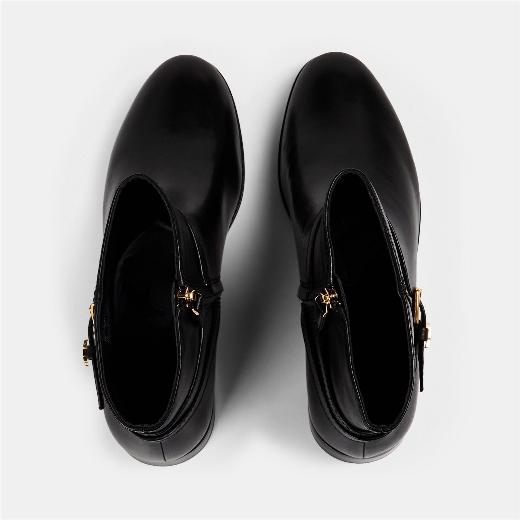 Lauren by Ralph Lauren Real Leather Brook Flat Ankle Boot