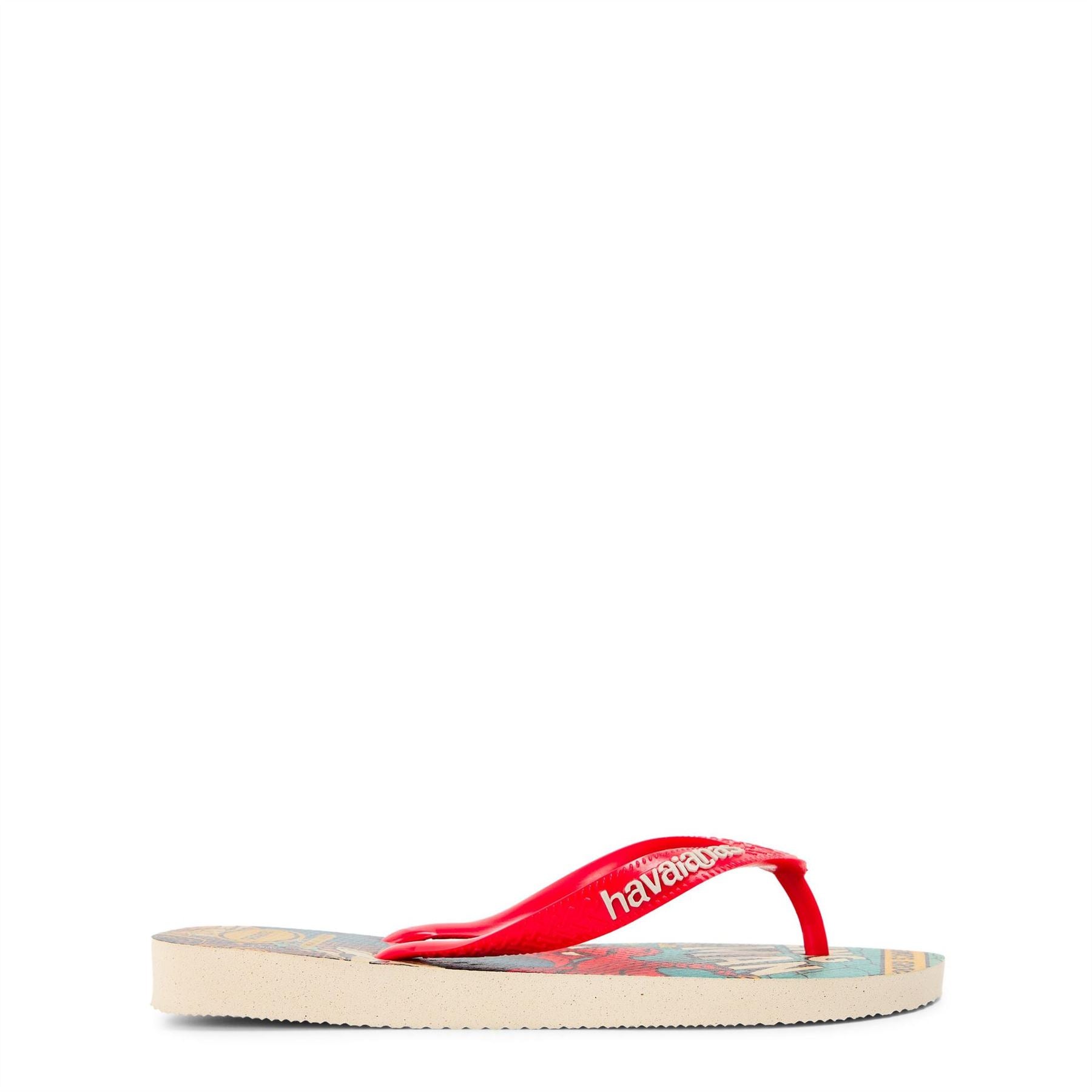 Havaianas Hav. Top Marvel Classics Beige Stra Flip Flops Womens