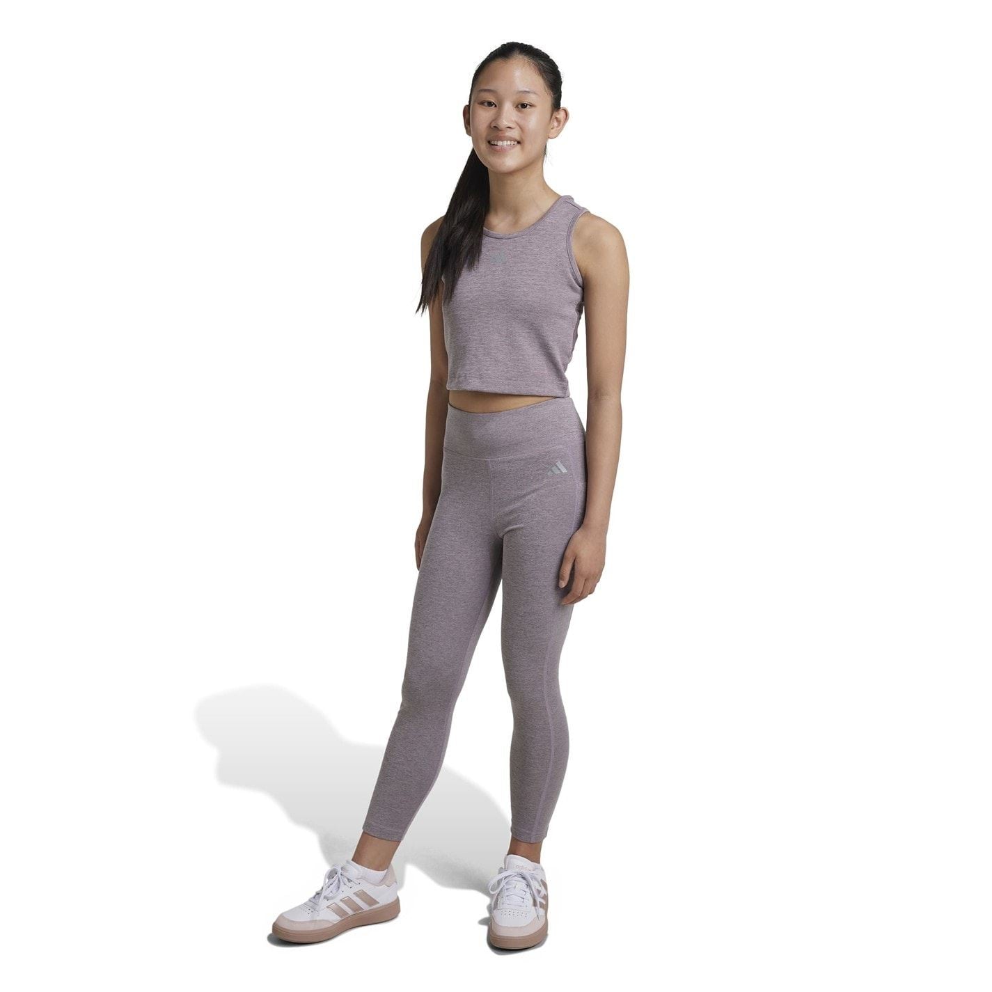 adidas Optime Luxe 7 8 Leggings Juniors