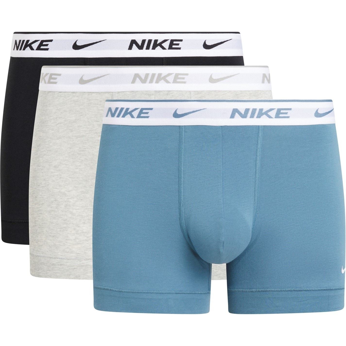 Nike Mens 3 Pack Everyday Cotton Trunks