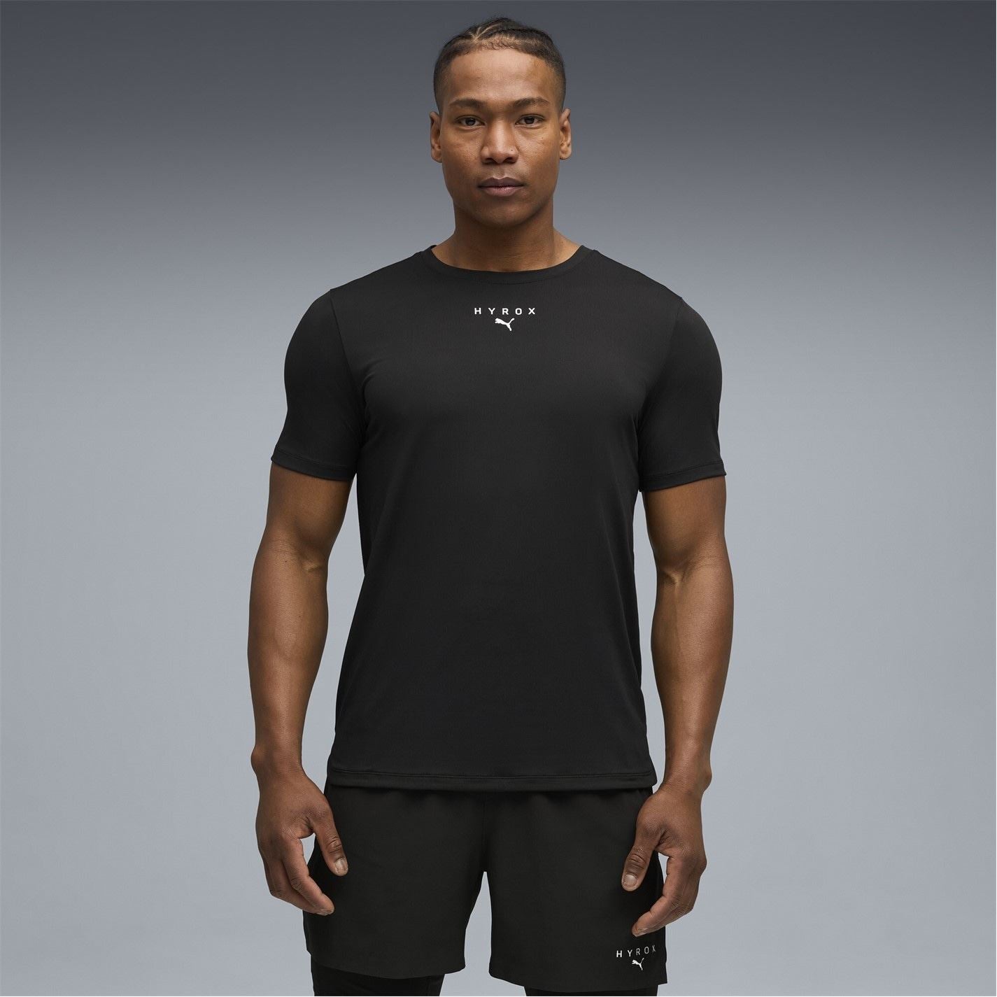 Puma Hyrox Spun Short Sleeve Performance Gym Top