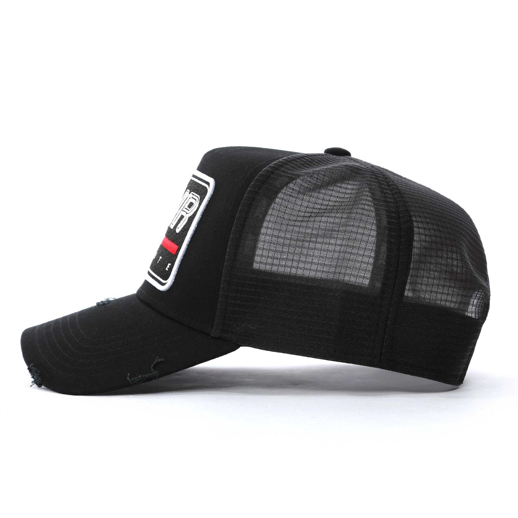 Societe Noir Paris Lettering Trucker Cap
