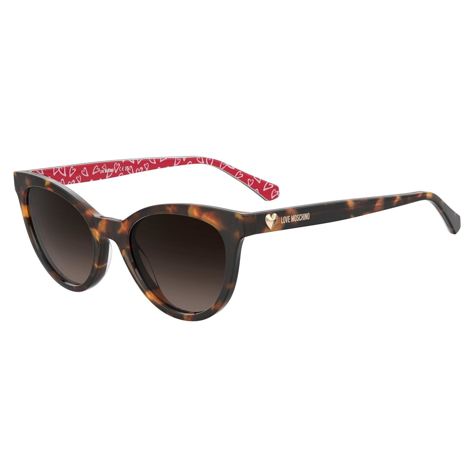 Moschino Cat Eye Round Sunglasses