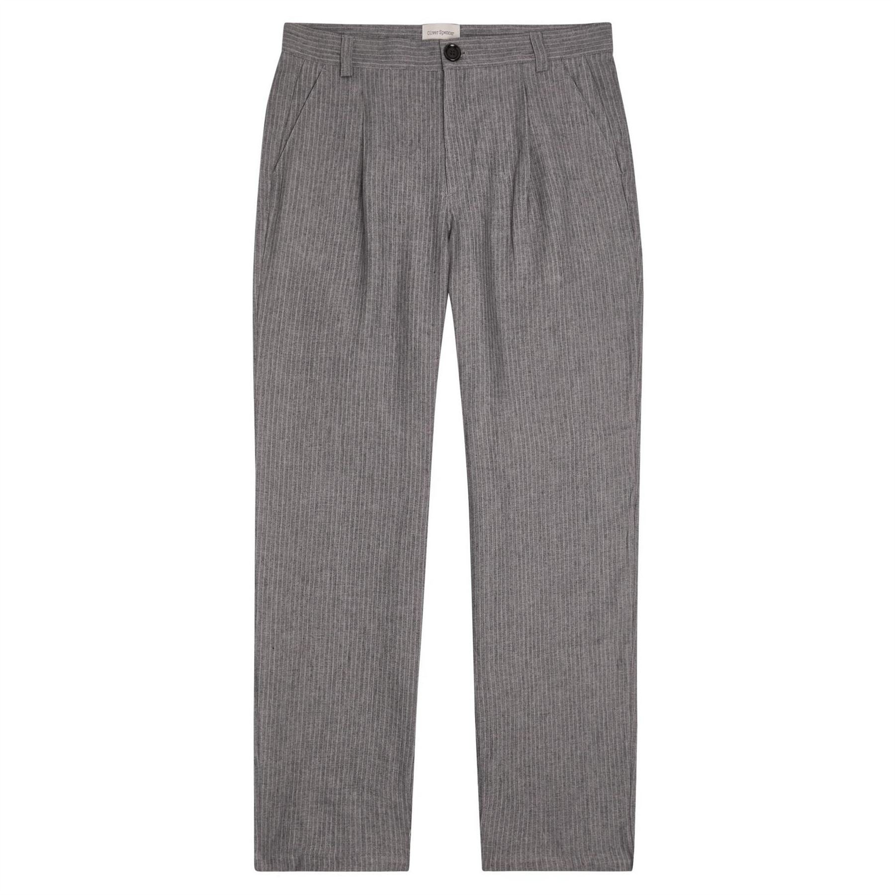 Oliver Spencer Suit Pant Pin Gry