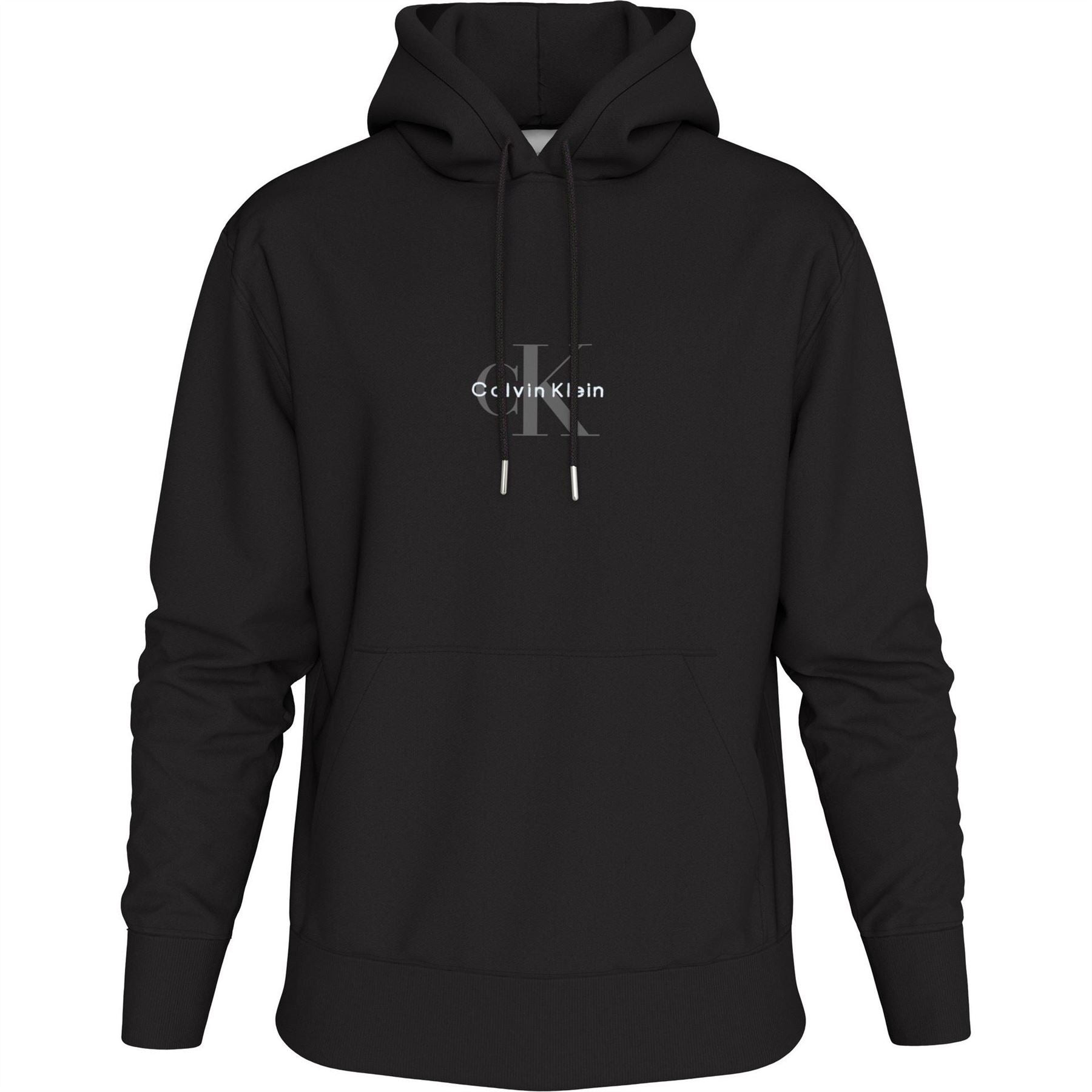 Calvin Klein Jeans Monogram Hooded Neck Long Sleeve Sweatshirt