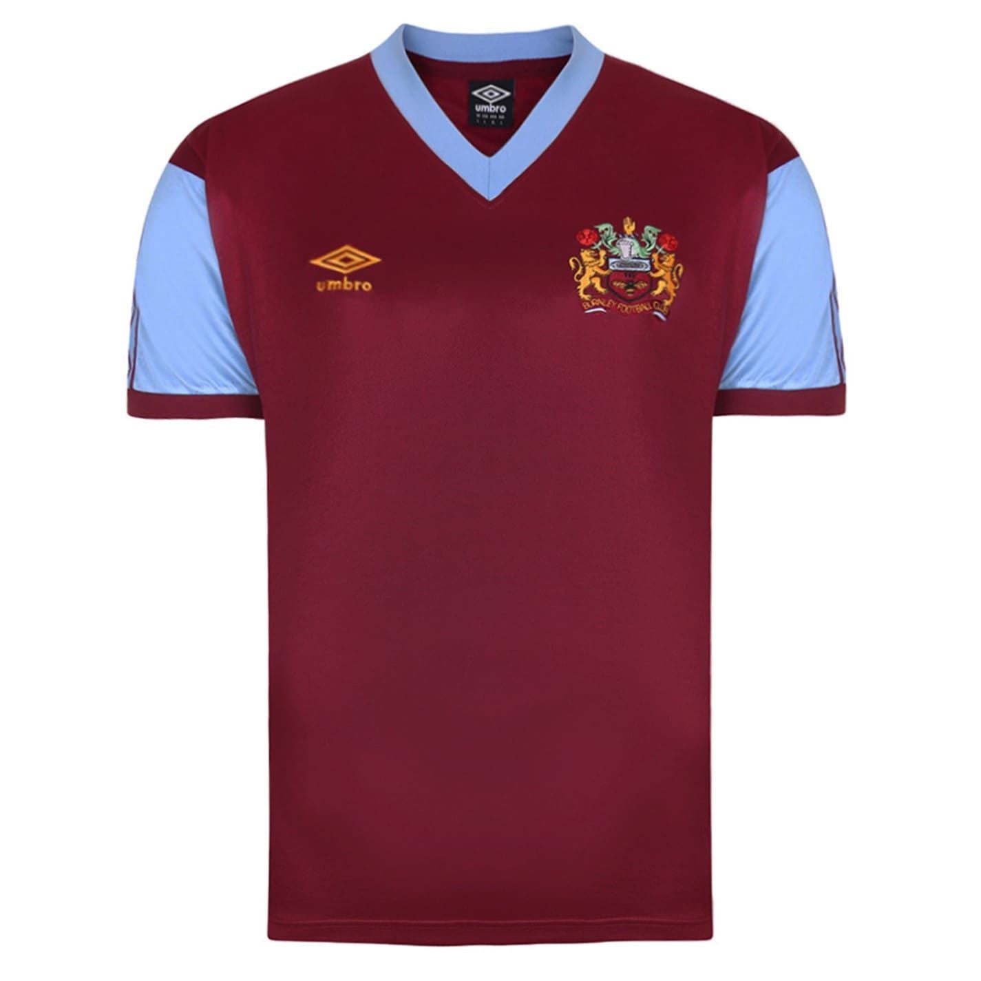 Score Draw Burnley Retro Home Shirt 1990 Adults