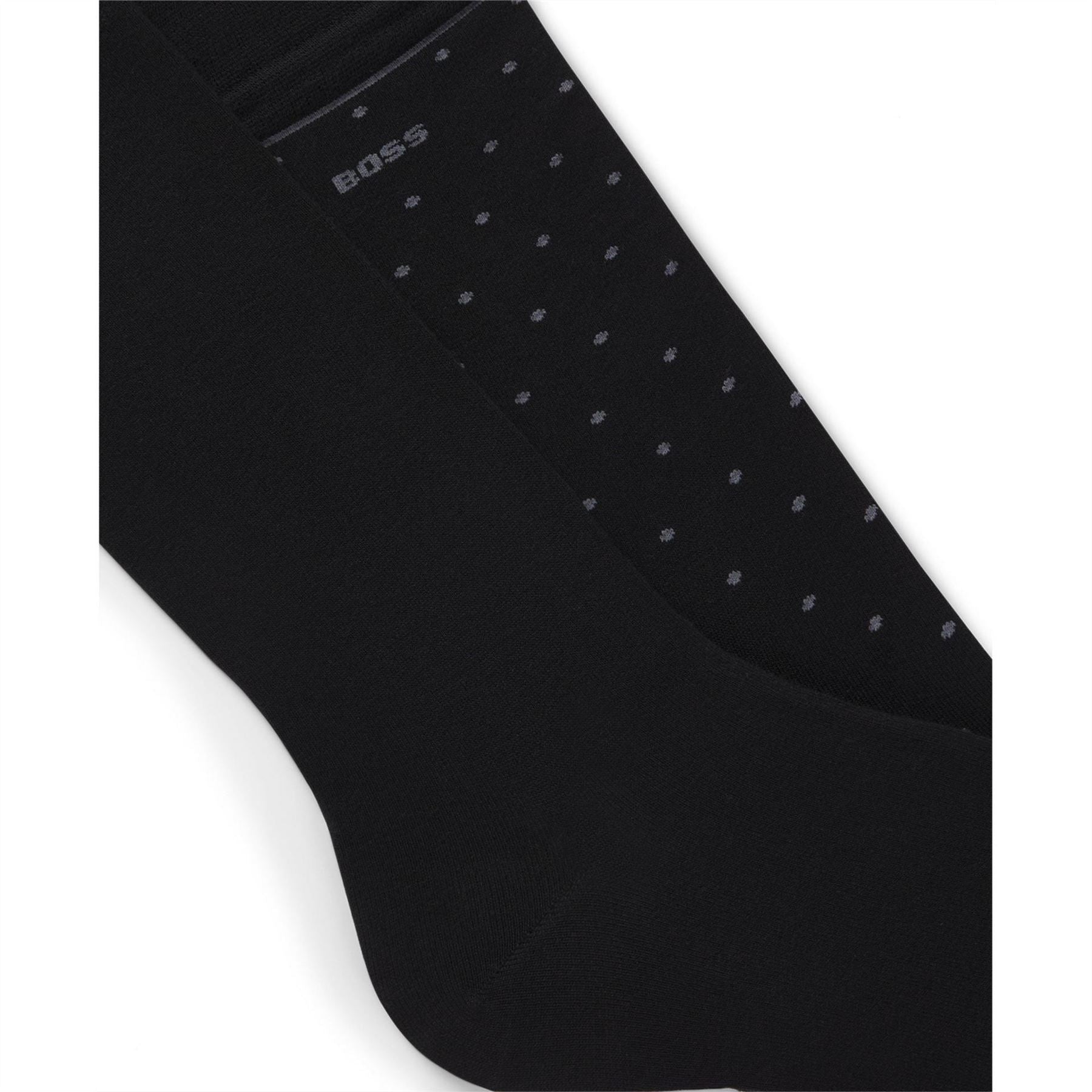 Boss 2 Pack Dots Bamboo Crew Socks
