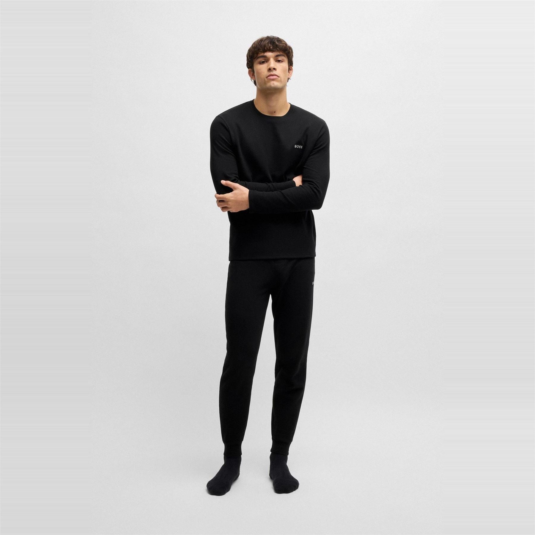 Boss Bw Waffle Jogging Bottoms