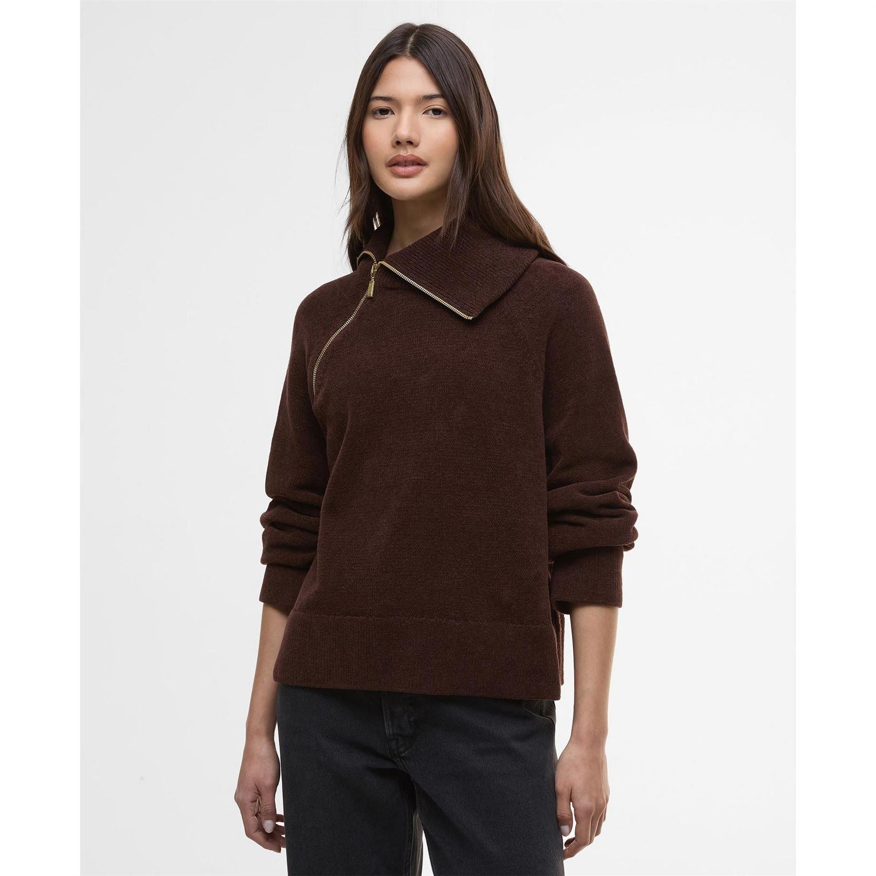 Barbour International Funnel Neck Jumper