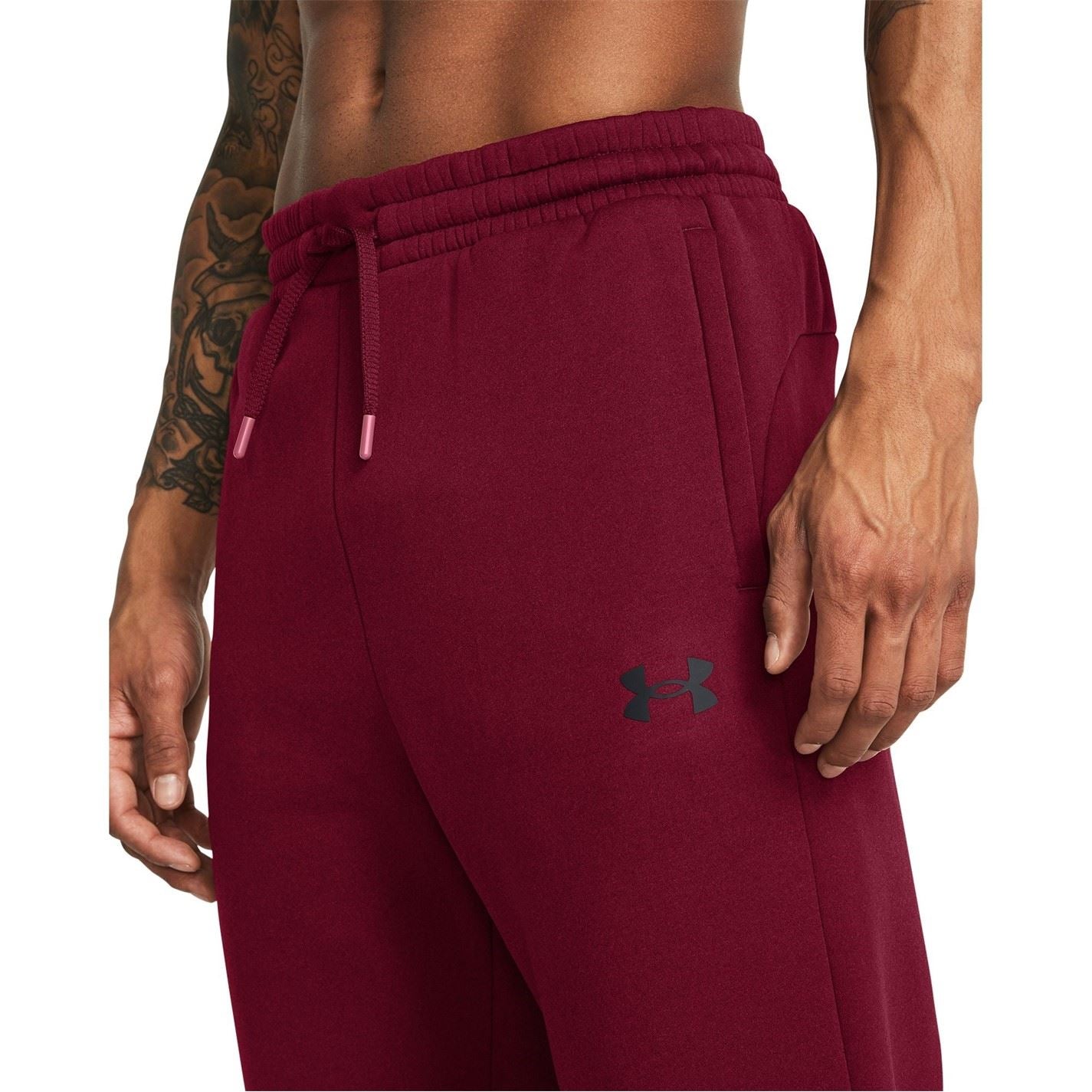 Under Armour Solid Patterned Fleece Pro Joggers