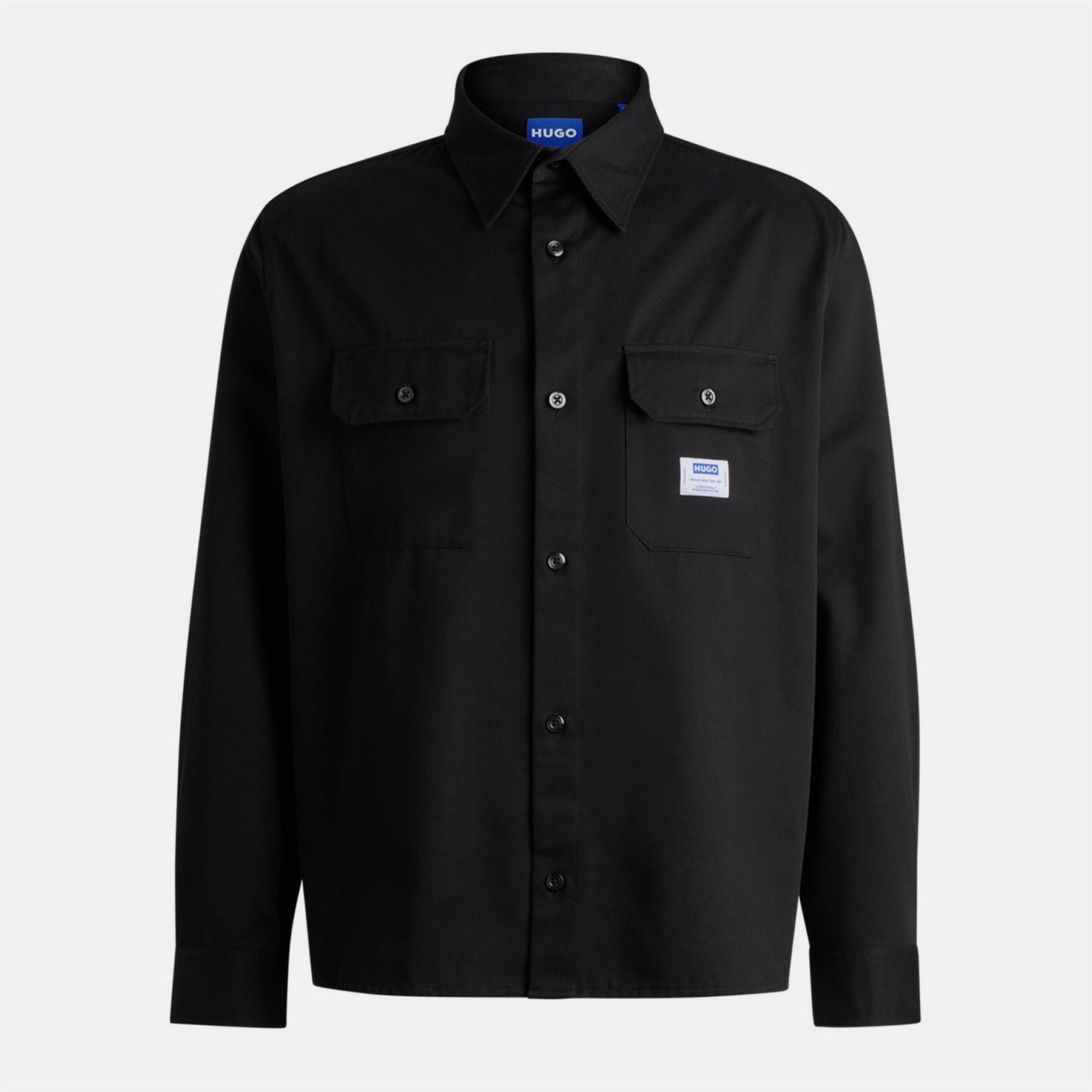 Hugo Regular Fit Long Sleeve Overshirt