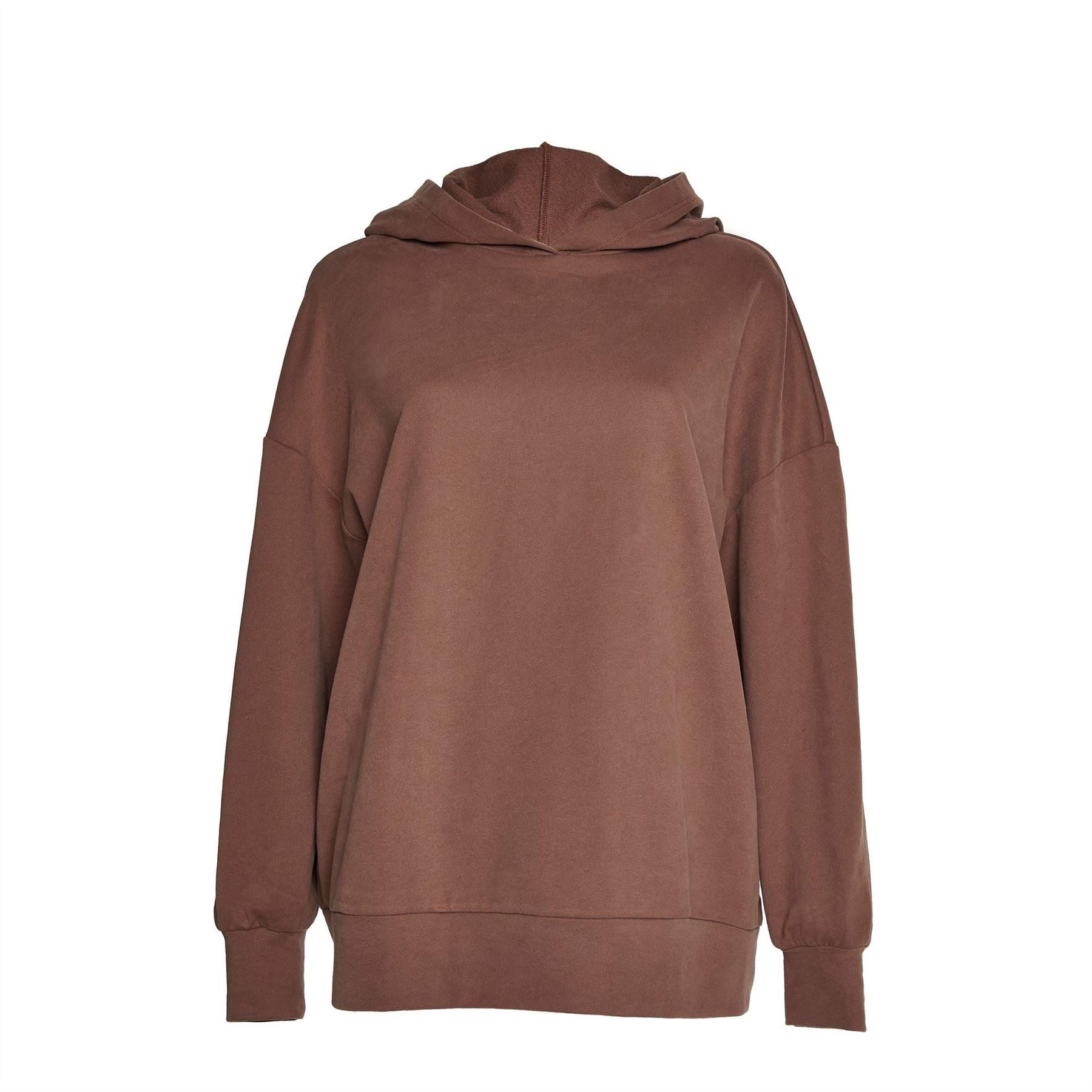 Agon Lounge Boxy Oversized Hoodie   Coffee