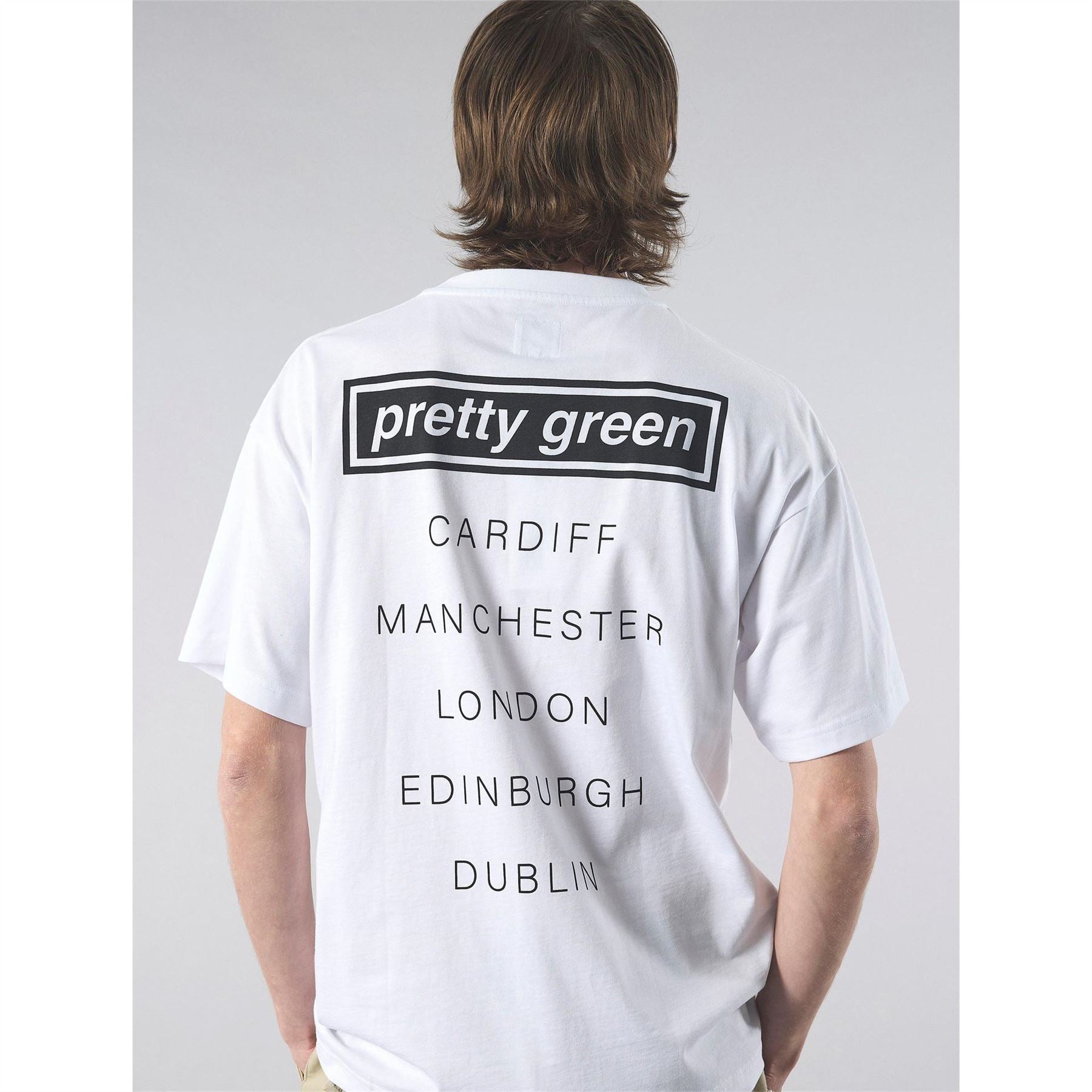 Pretty Green Porsche Live Forever Lettering Graphic T-Shirt