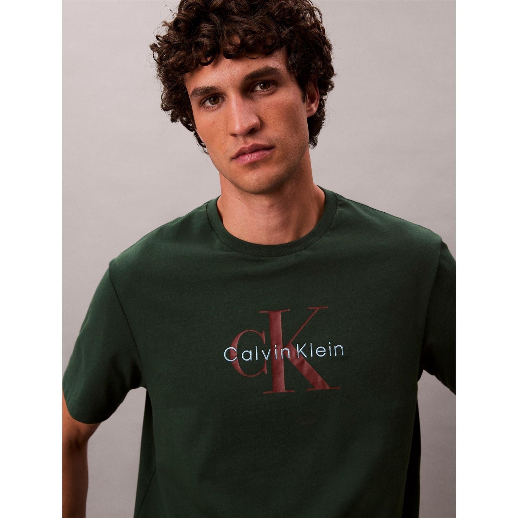 Calvin Klein Jeans Monogram Crew Neck Short Sleeve T-Shirt