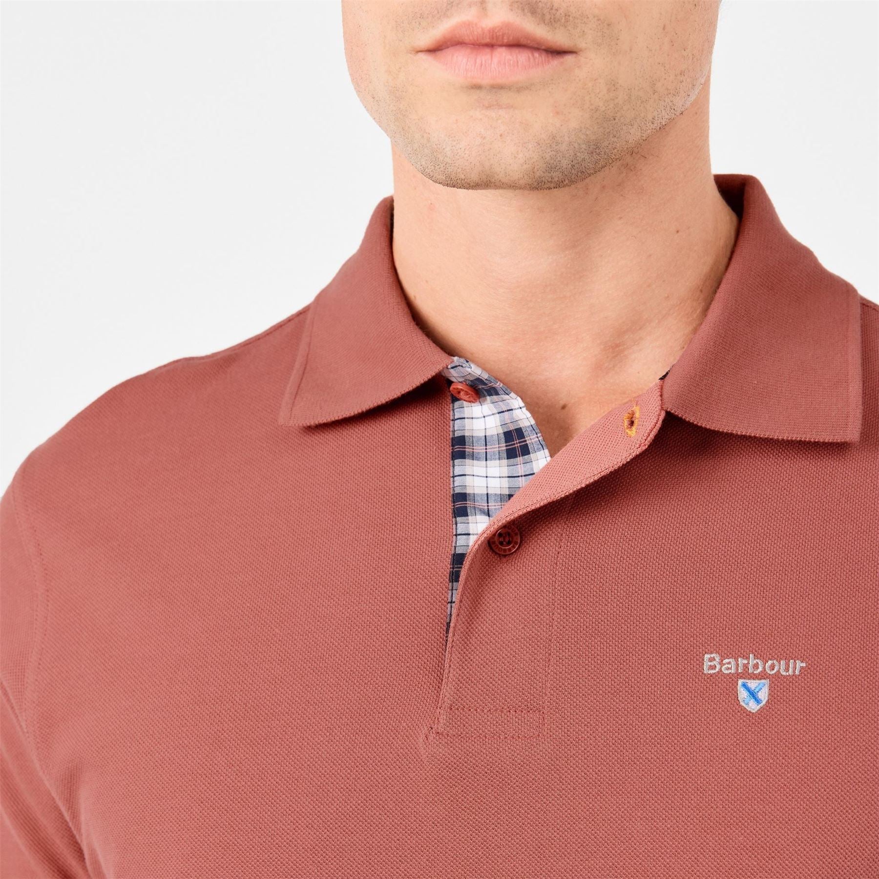Barbour Tartan Pique Polo Shirt