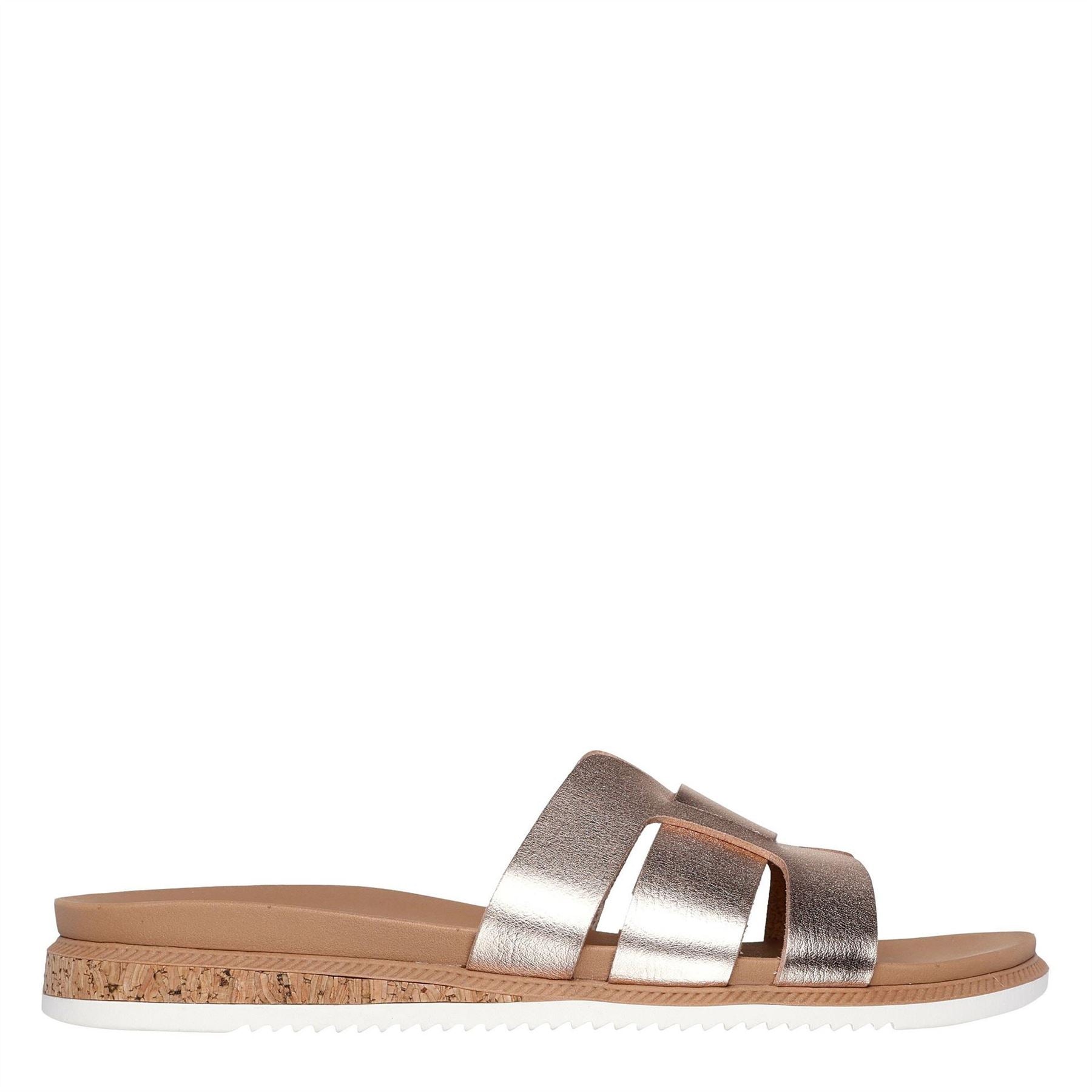 Skechers Womens Kiss Low Flat Sandals