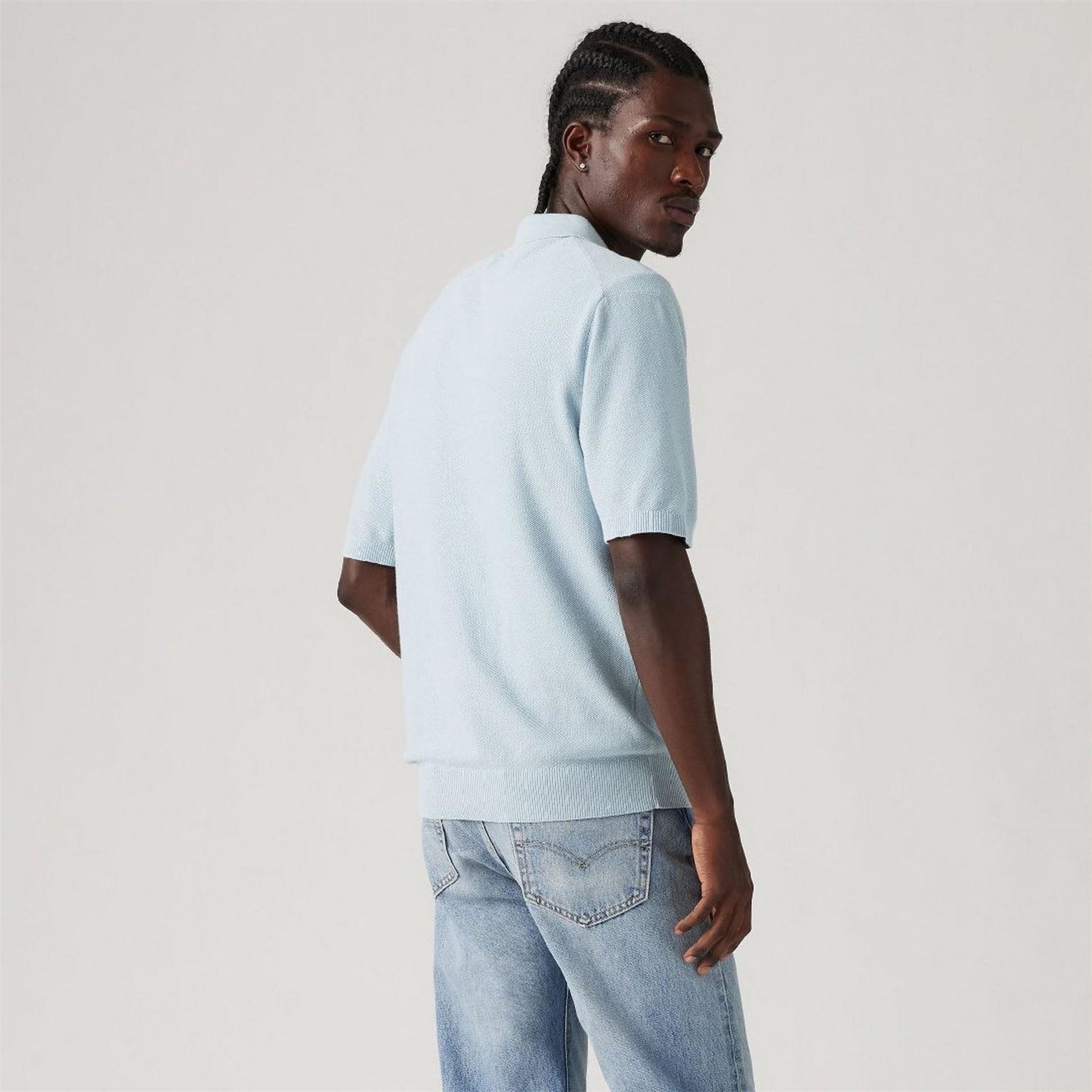 Levis Quarter Zip Knitted Top