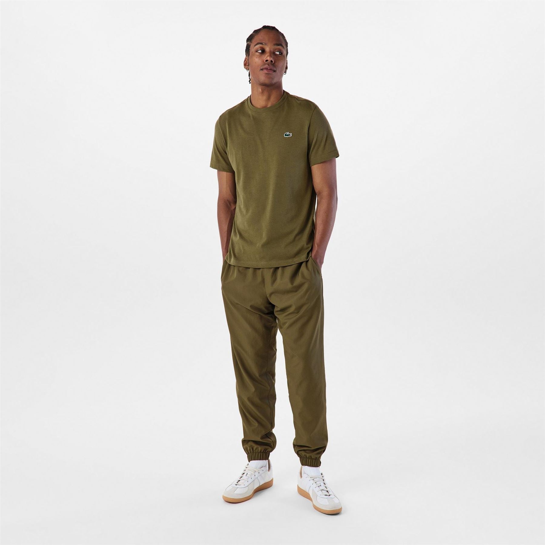 Lacoste Taffeta Closed Hem Tracksuit Bottoms