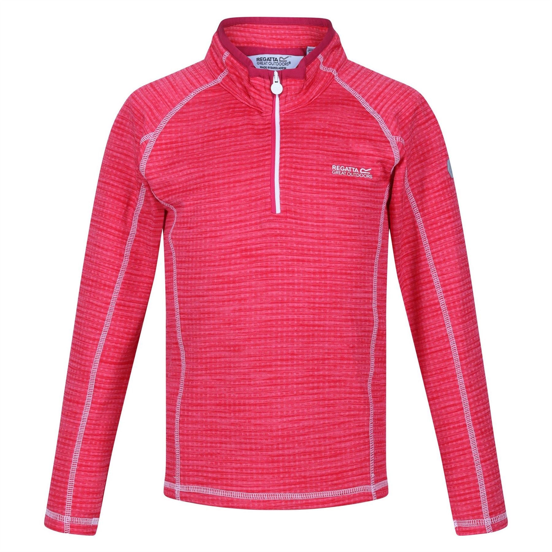Regatta Berley Zip Neck Funnel High Collar Long Sleeve Sweatshirt