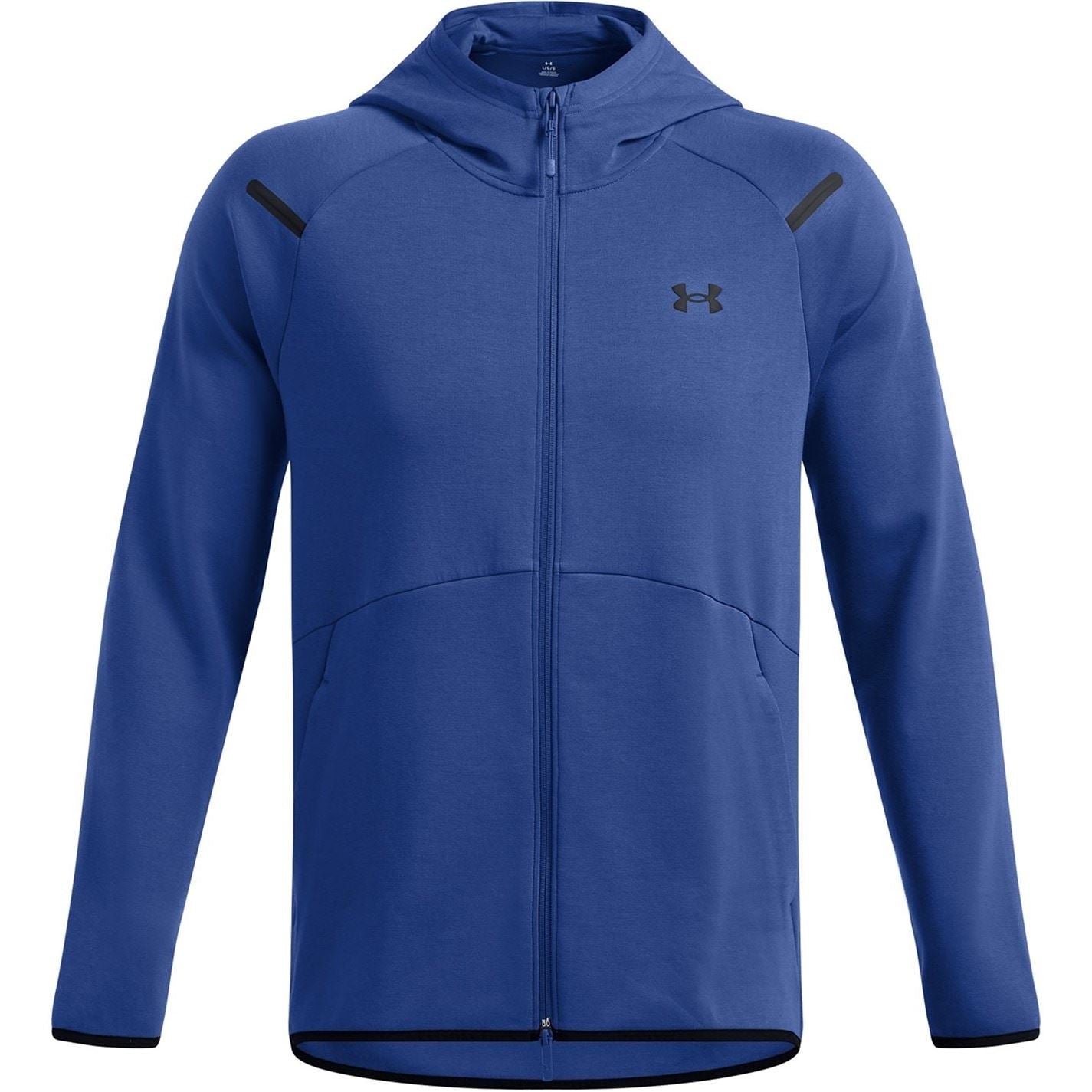 Under Armour Unstoppable Hooded Ribbed Cuff Sweat Jacket