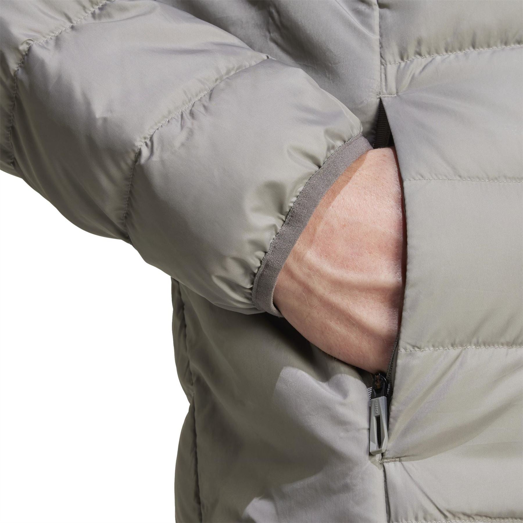 adidas Mens Down Ho J Running Jacket