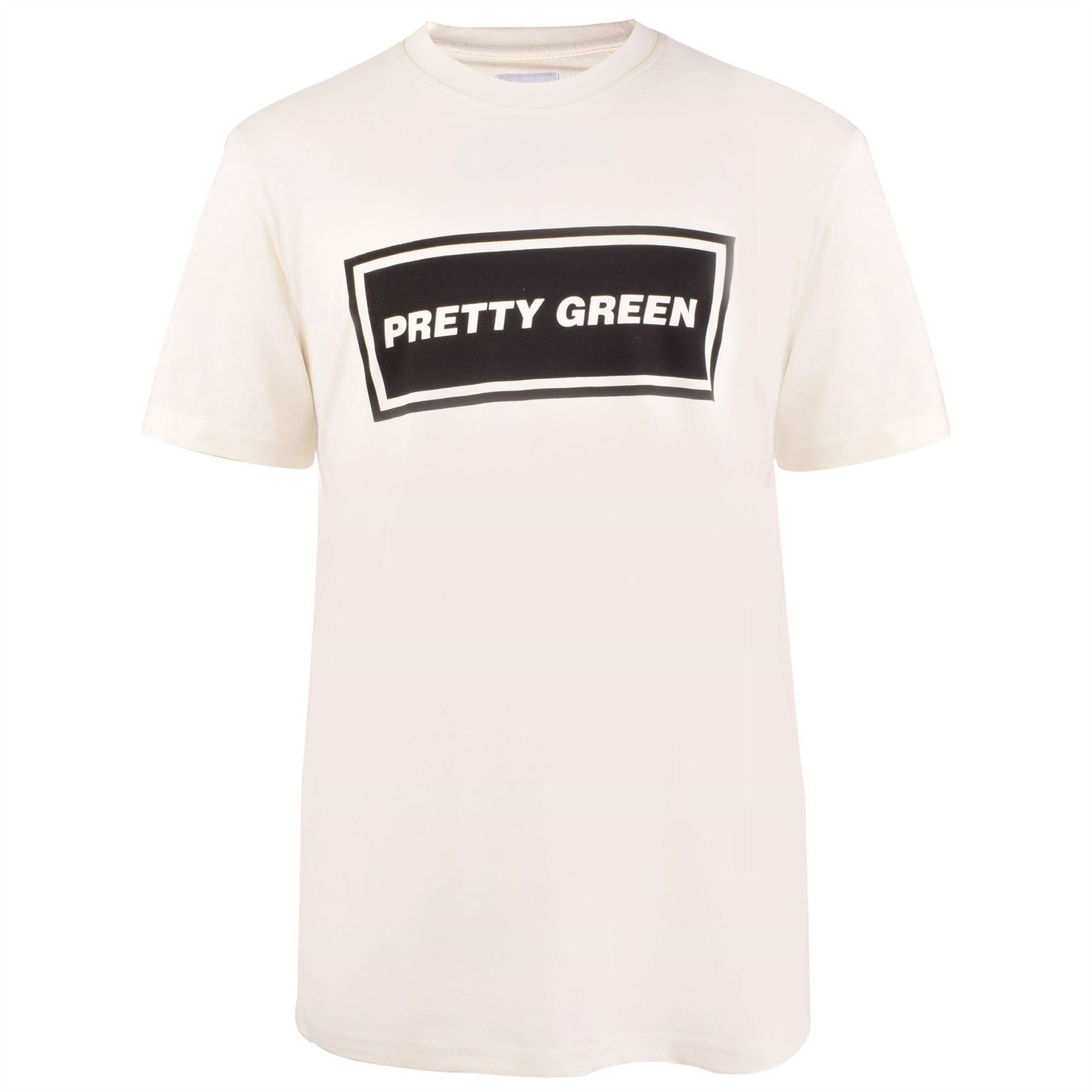 Pretty Green Icon Lettering Regular Fit T-Shirt