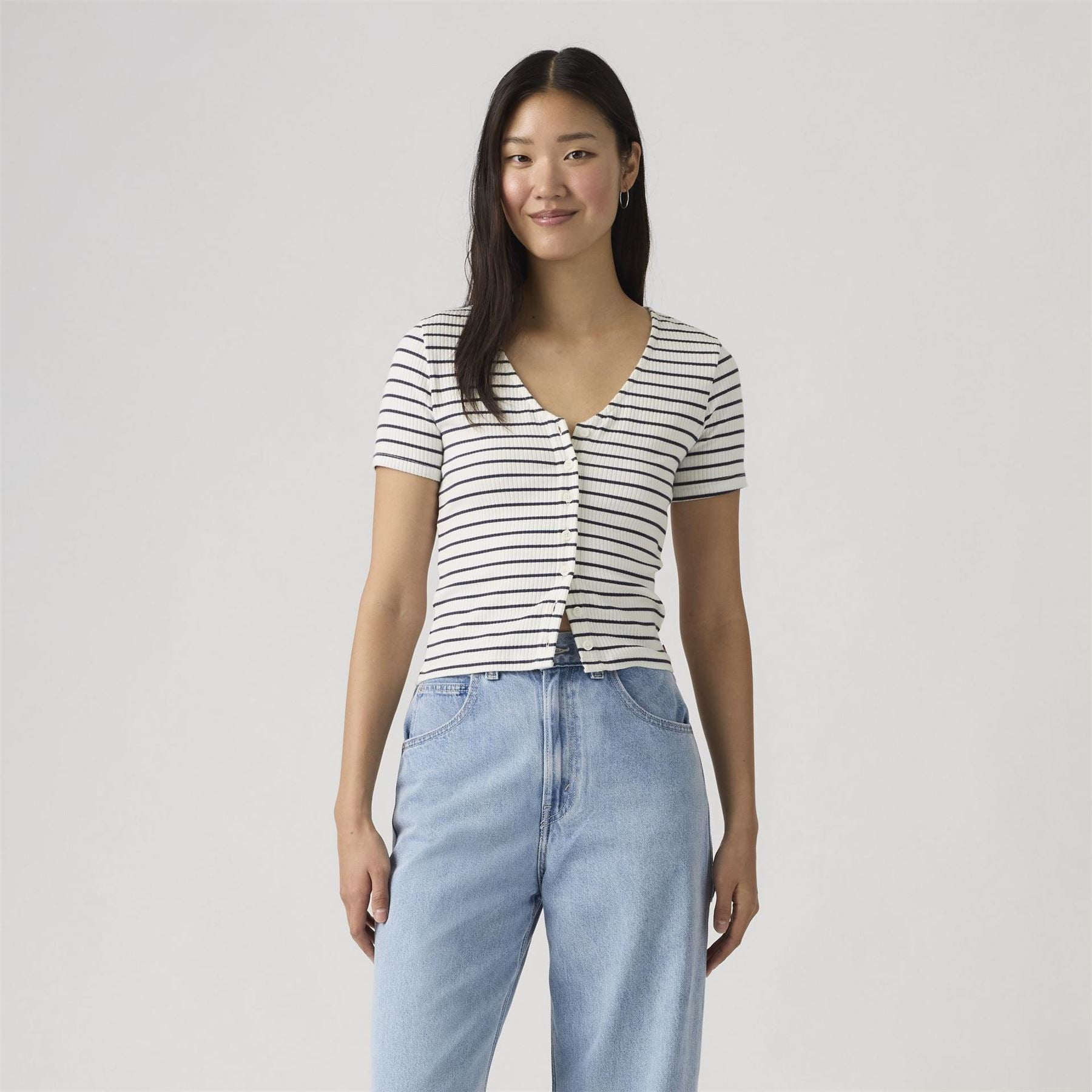 Levis Sleeve Striped T-Shirt
