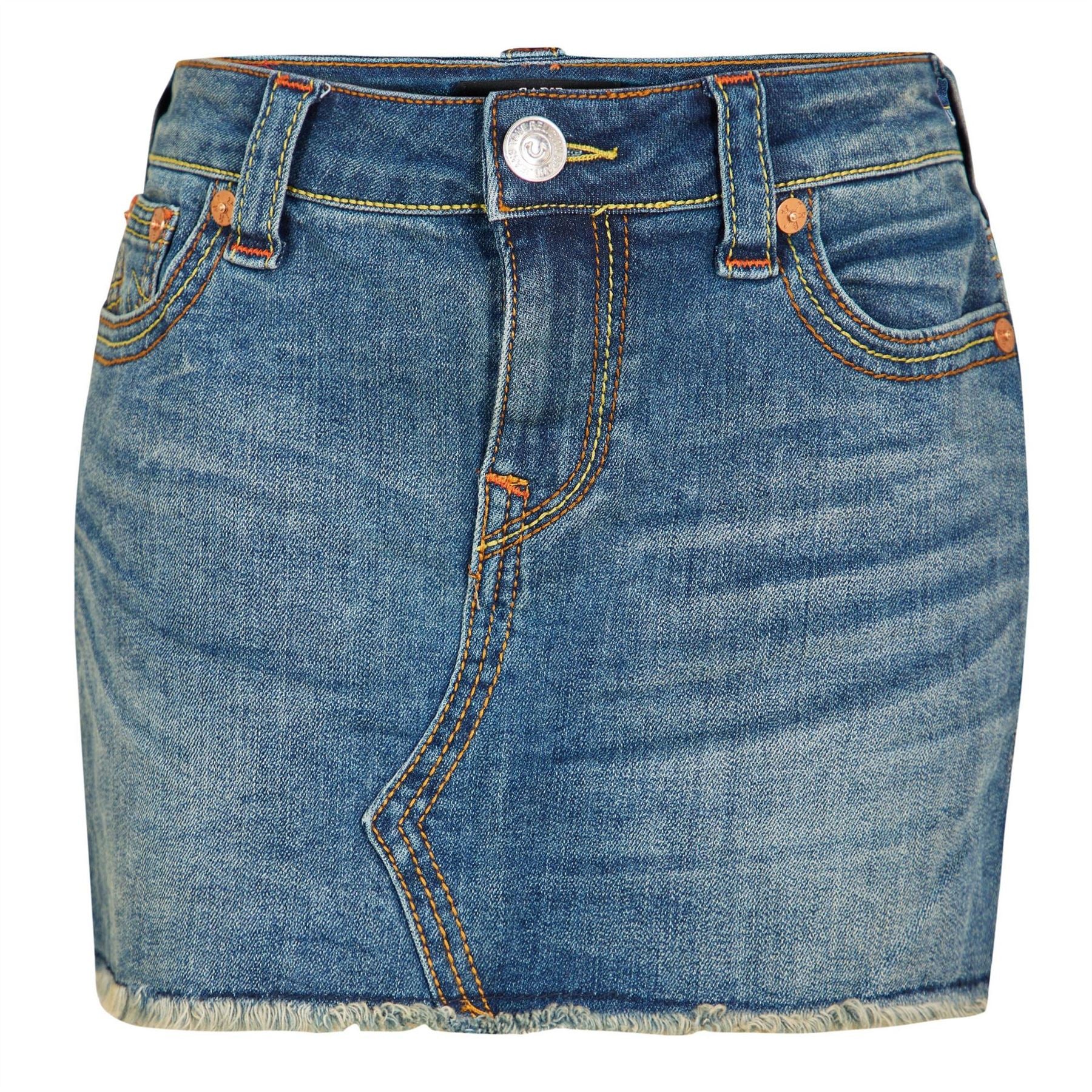 True Religion Spade Sadie S Denim Skirt