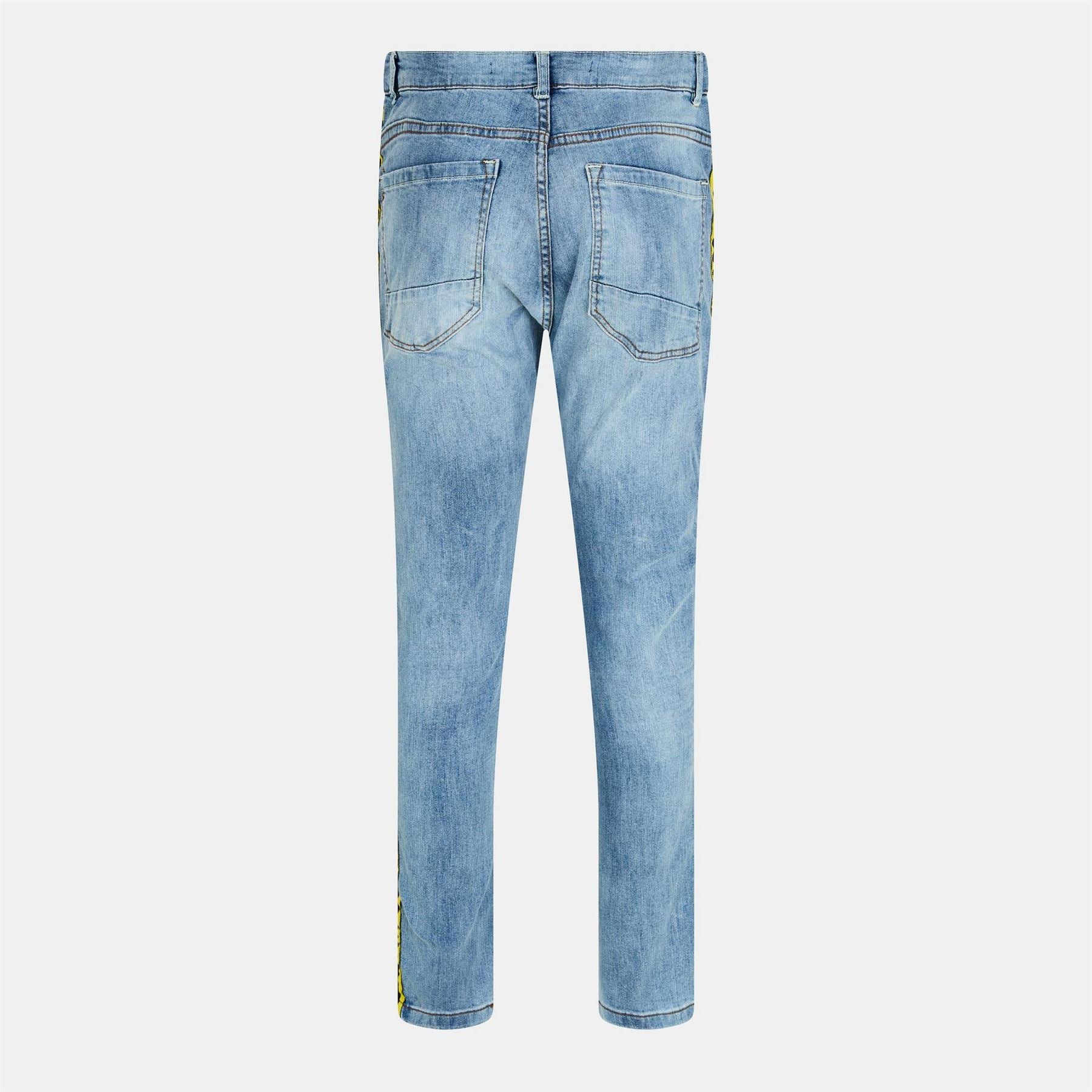 Brave Soul Denim Jean With Side Tape Detail