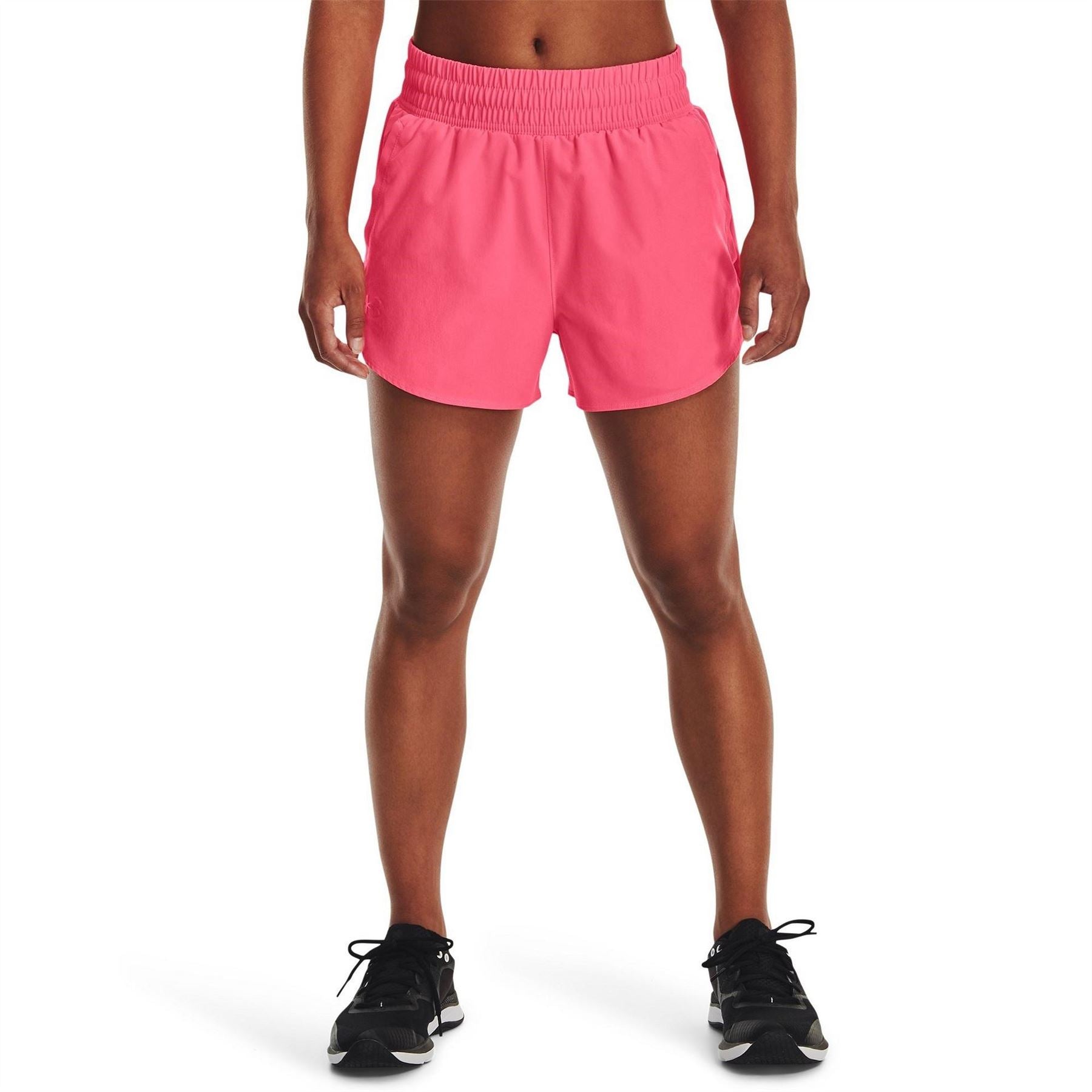 Under Armour Flex Woven Running Shorts with Curved Hem