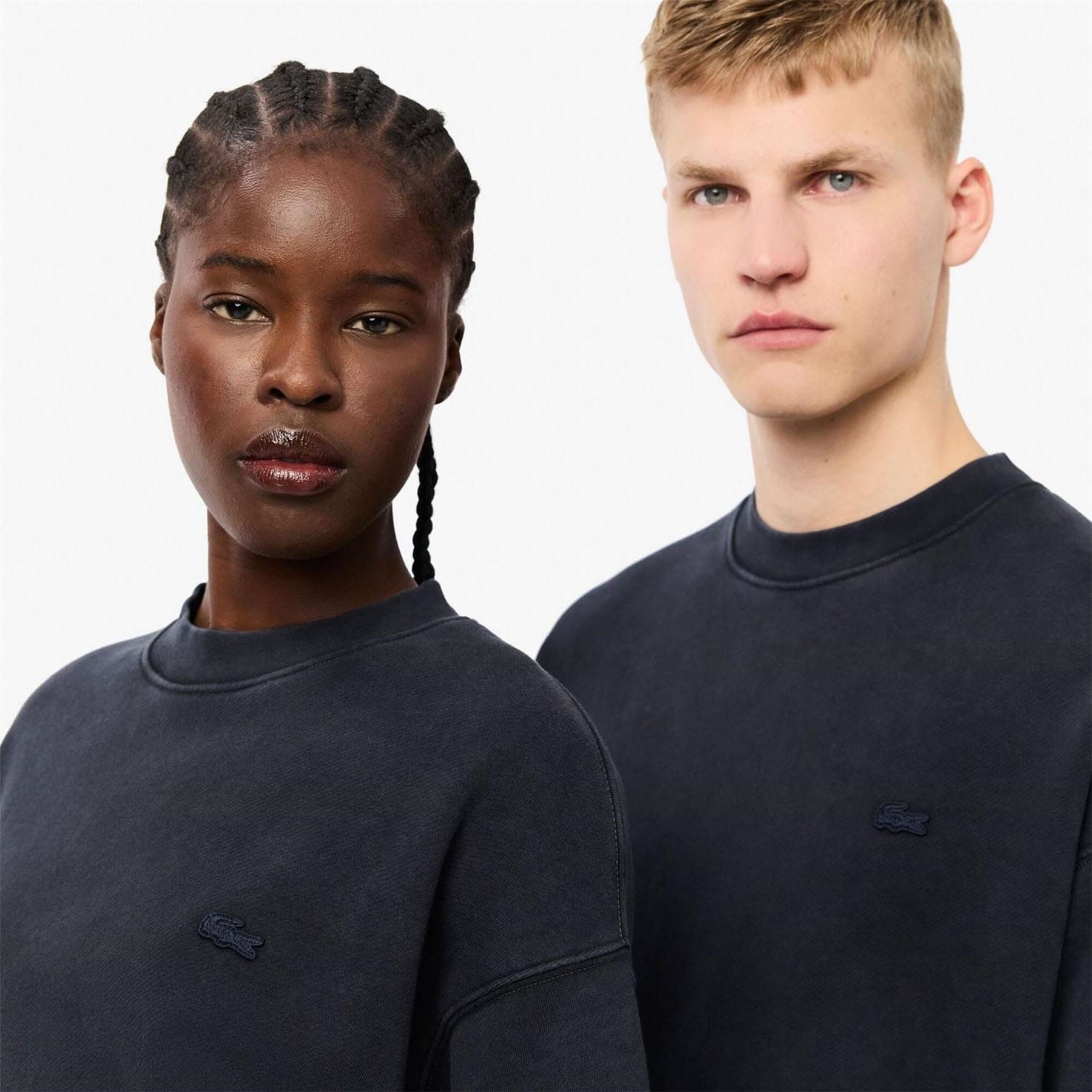 Lacoste Fit Washed Effect Fleece Sweatshirt