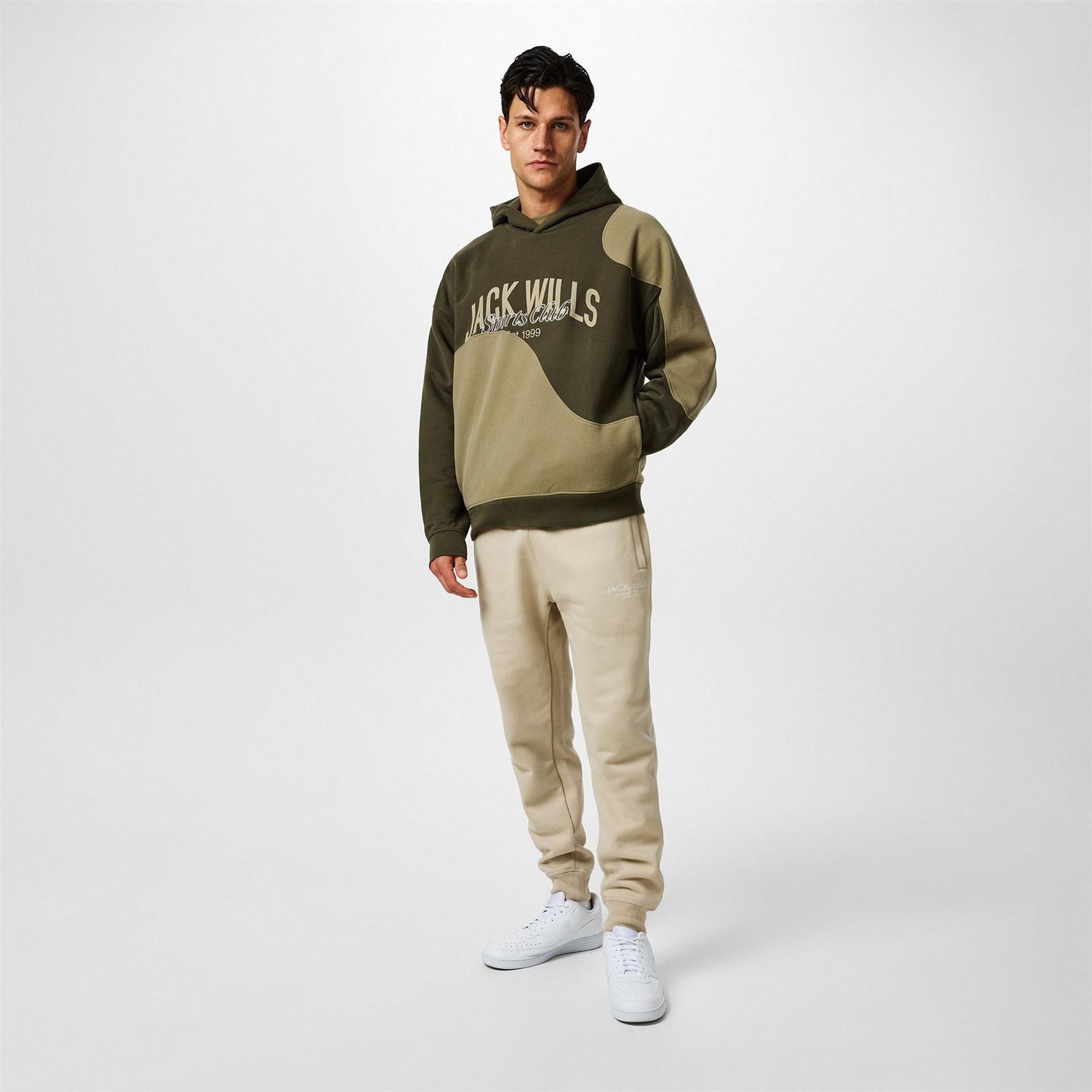 Jack Wills Abstract Hooded Regular Fit Sweatshirt
