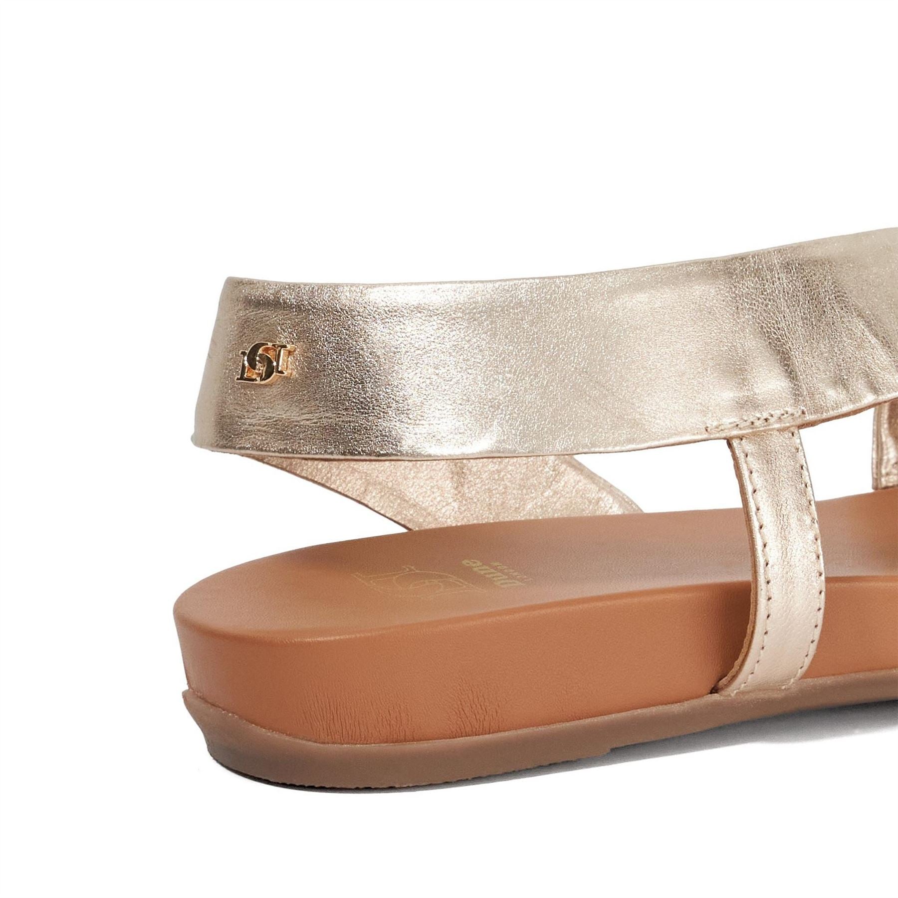 Dune London Open Toe Flatform Slide Sandals
