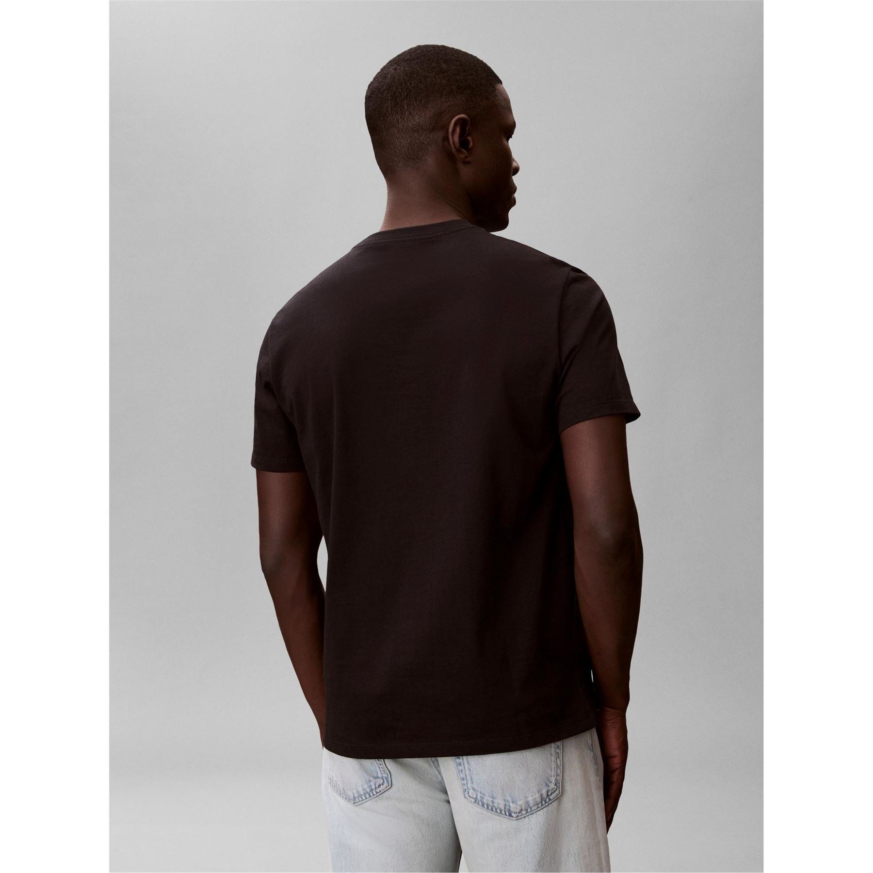 Calvin Klein Jeans Graphic Crew Neck Short Sleeve Jersey T-Shirt